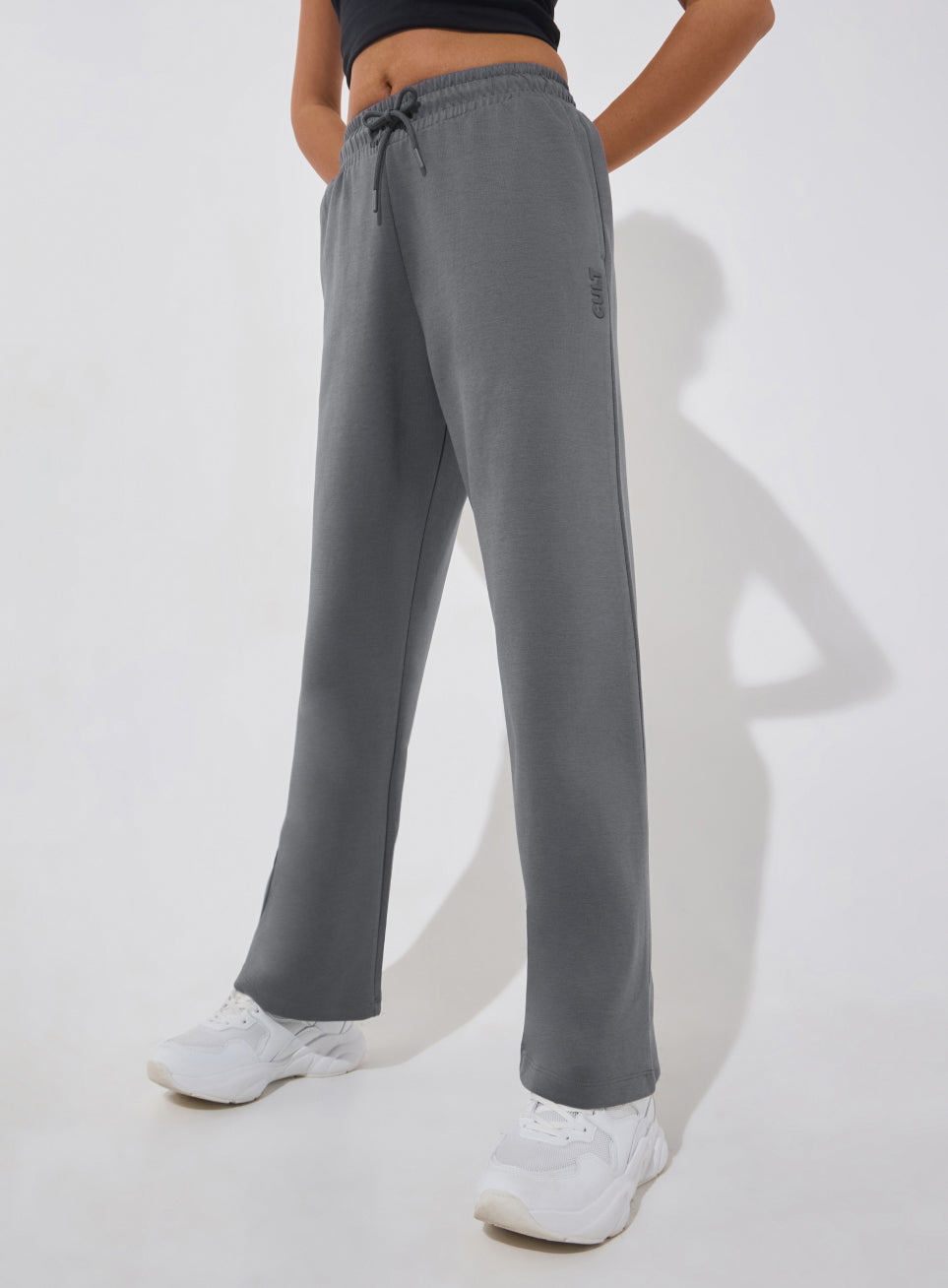 Women's Dark Grey Ultra Luxe Classic Trackpants