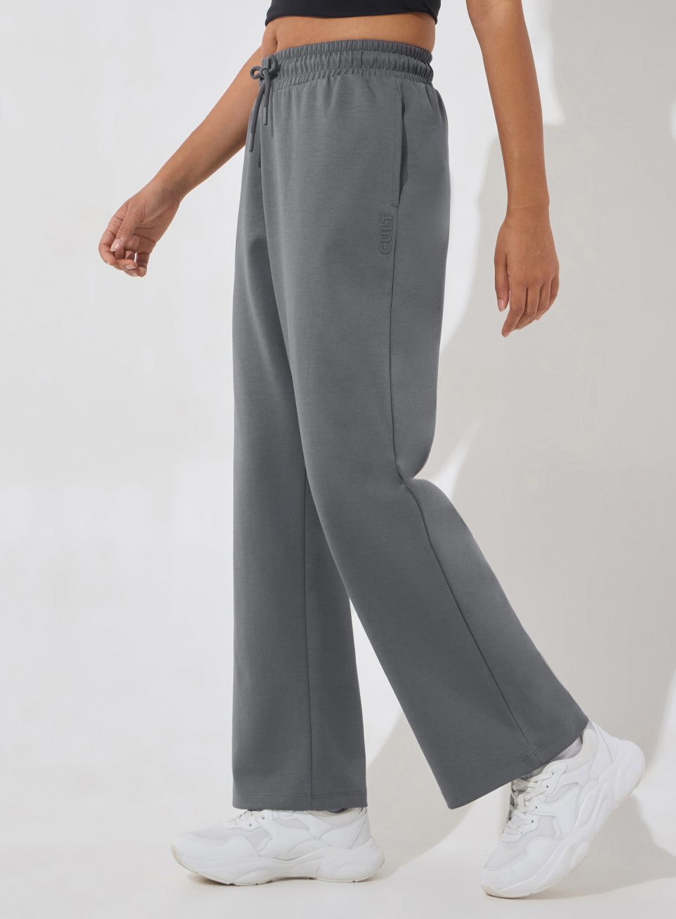 Women's Dark Grey Ultra Luxe Classic Trackpants