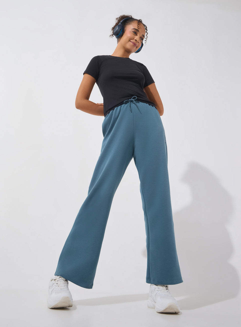 Women's Blue Ultra Luxe Classic Trackpants