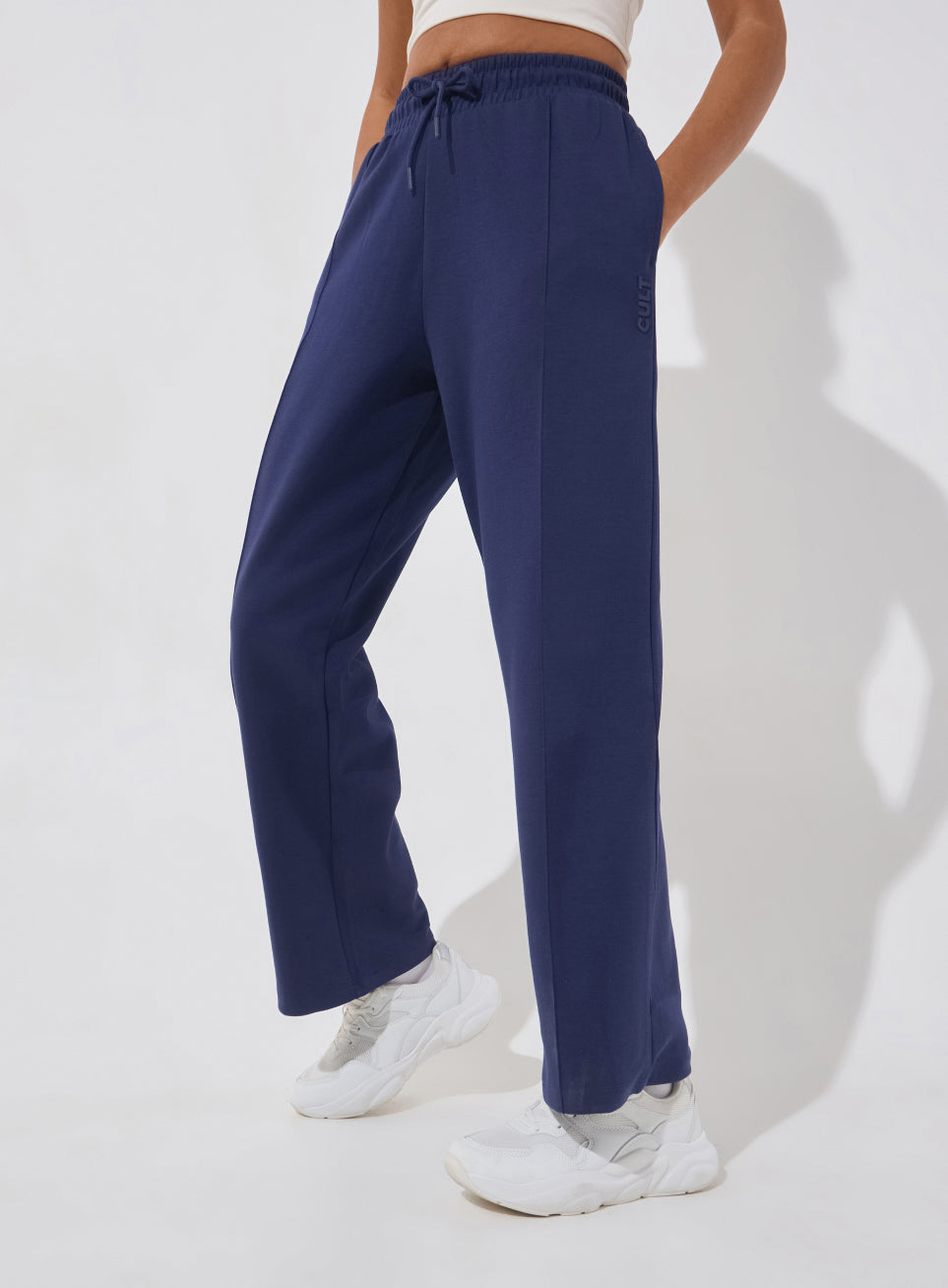 Women's Navy Ultra Luxe Tailored Trackpants