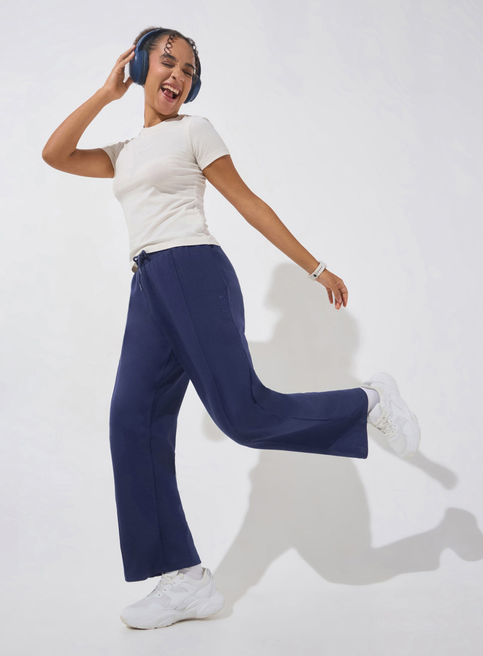 Women's Navy Ultra Luxe Tailored Trackpants