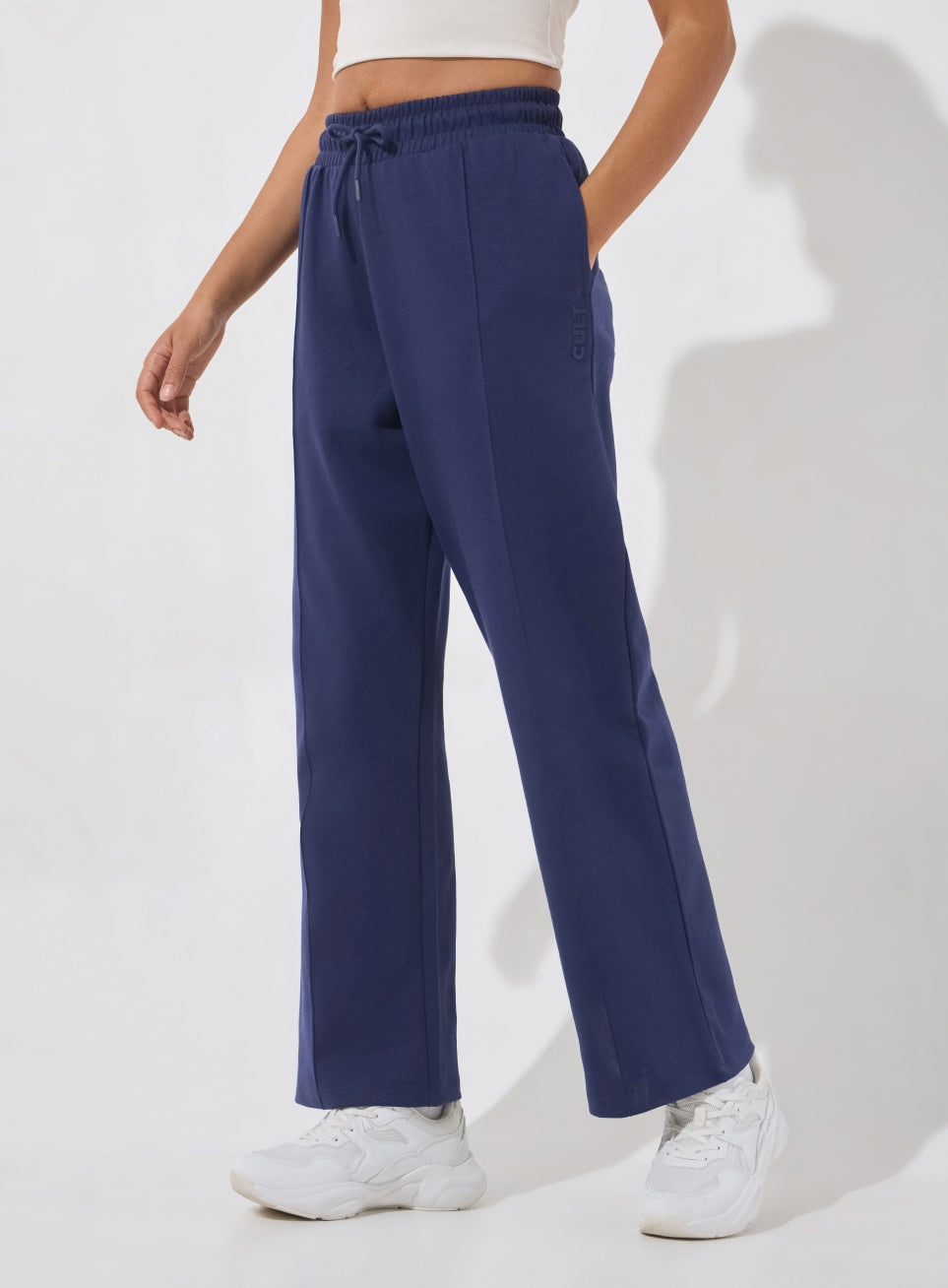 Women's Navy Ultra Luxe Tailored Trackpants