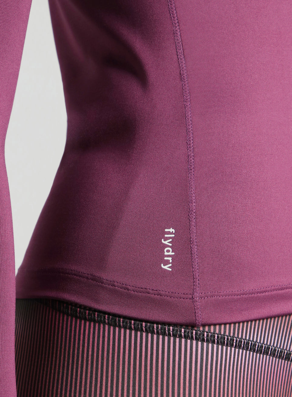 Women's Purple Power Full Sleeve Compression T-shirt