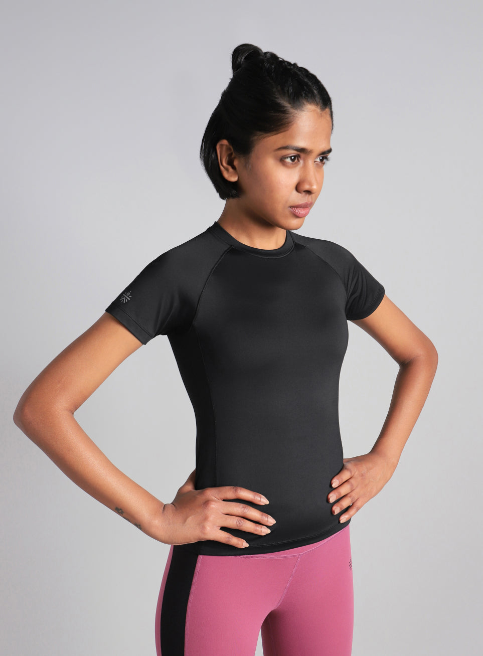 Women's Black Power Compression T-shirt