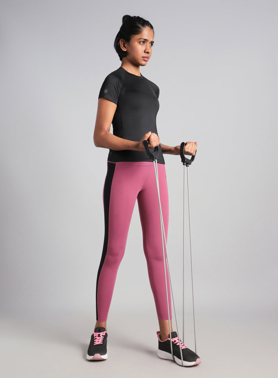 Women's Black Power Compression T-shirt