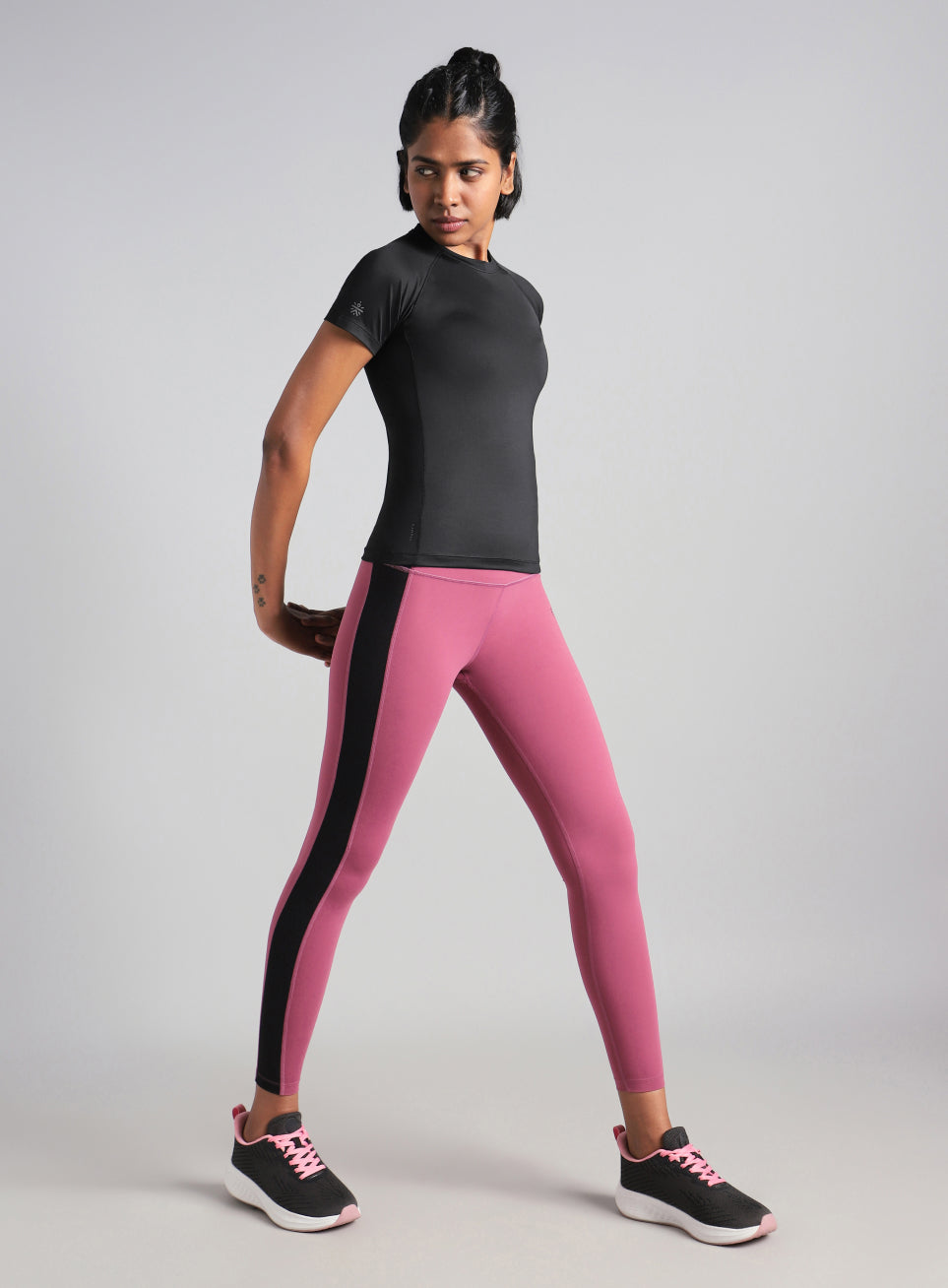 Women's Black Power Compression T-shirt