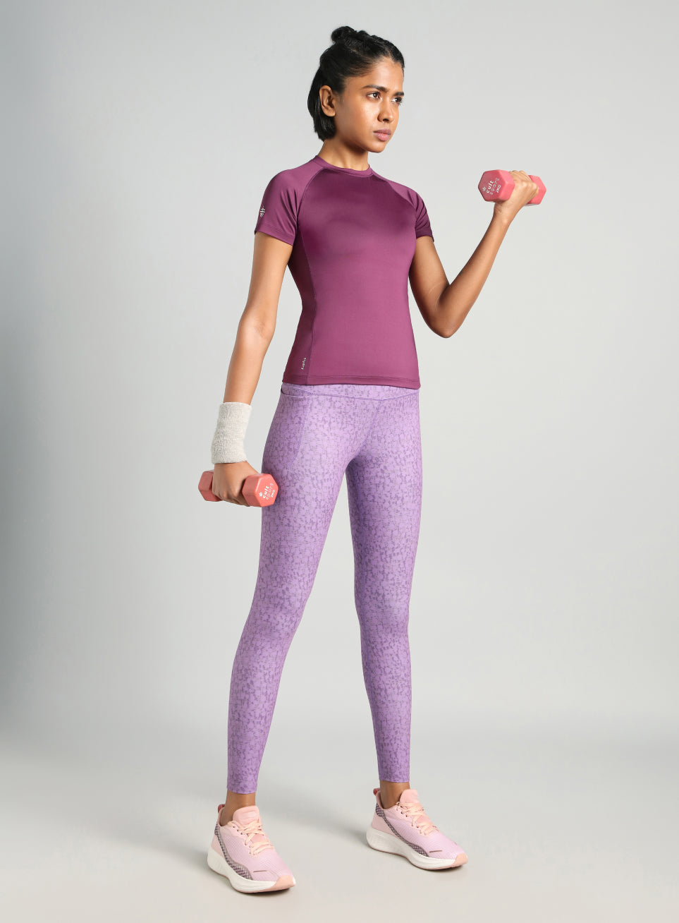 Women's Purple Power Compression T-shirt