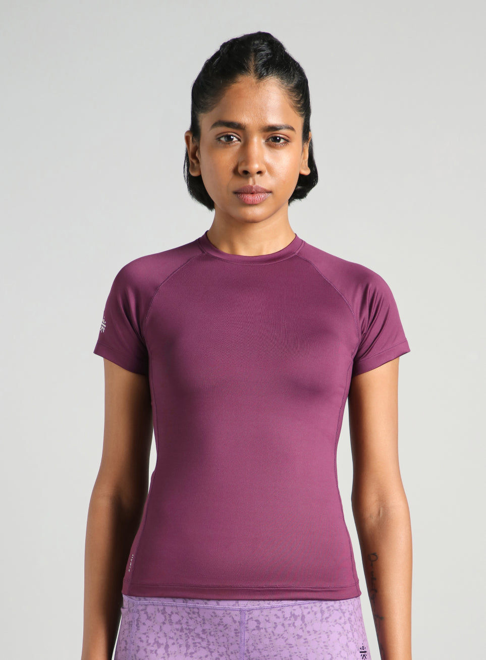 Women's Purple Power Compression T-shirt