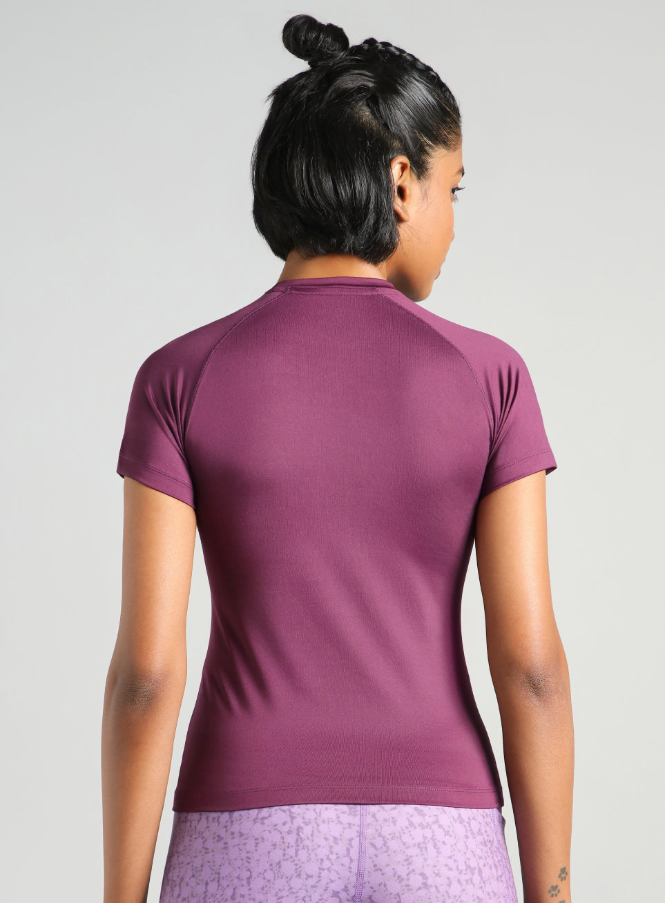 Women's Purple Power Compression T-shirt