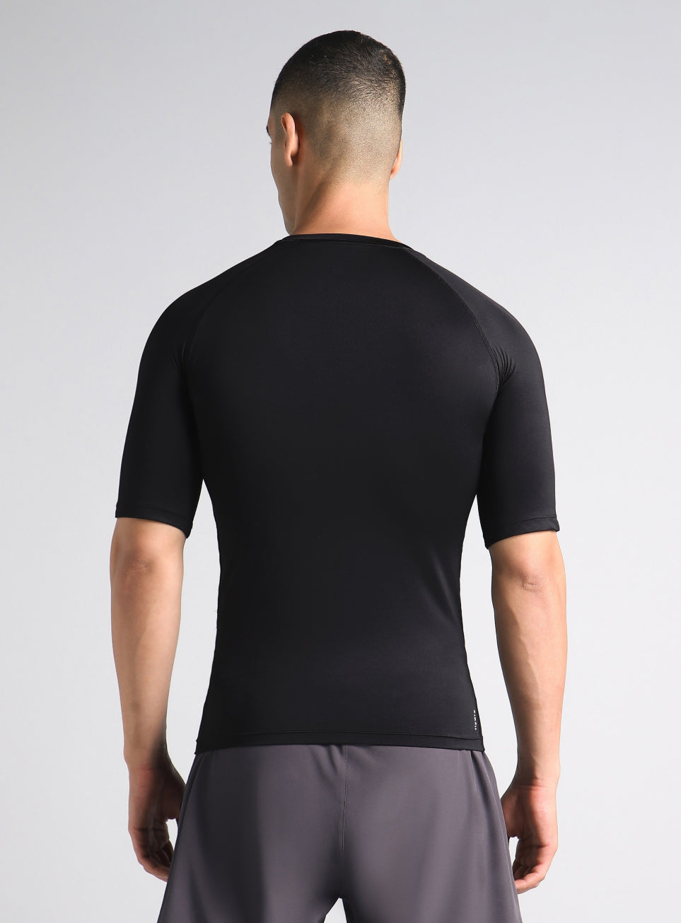 Men's Black Power Compression Full Sleeve T-shirt