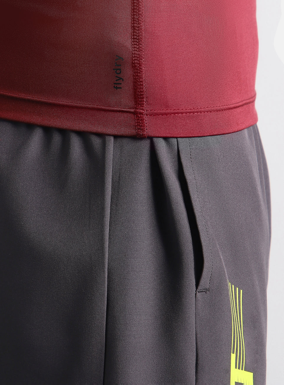 Men's Maroon Power Compression Full Sleeve T-shirt