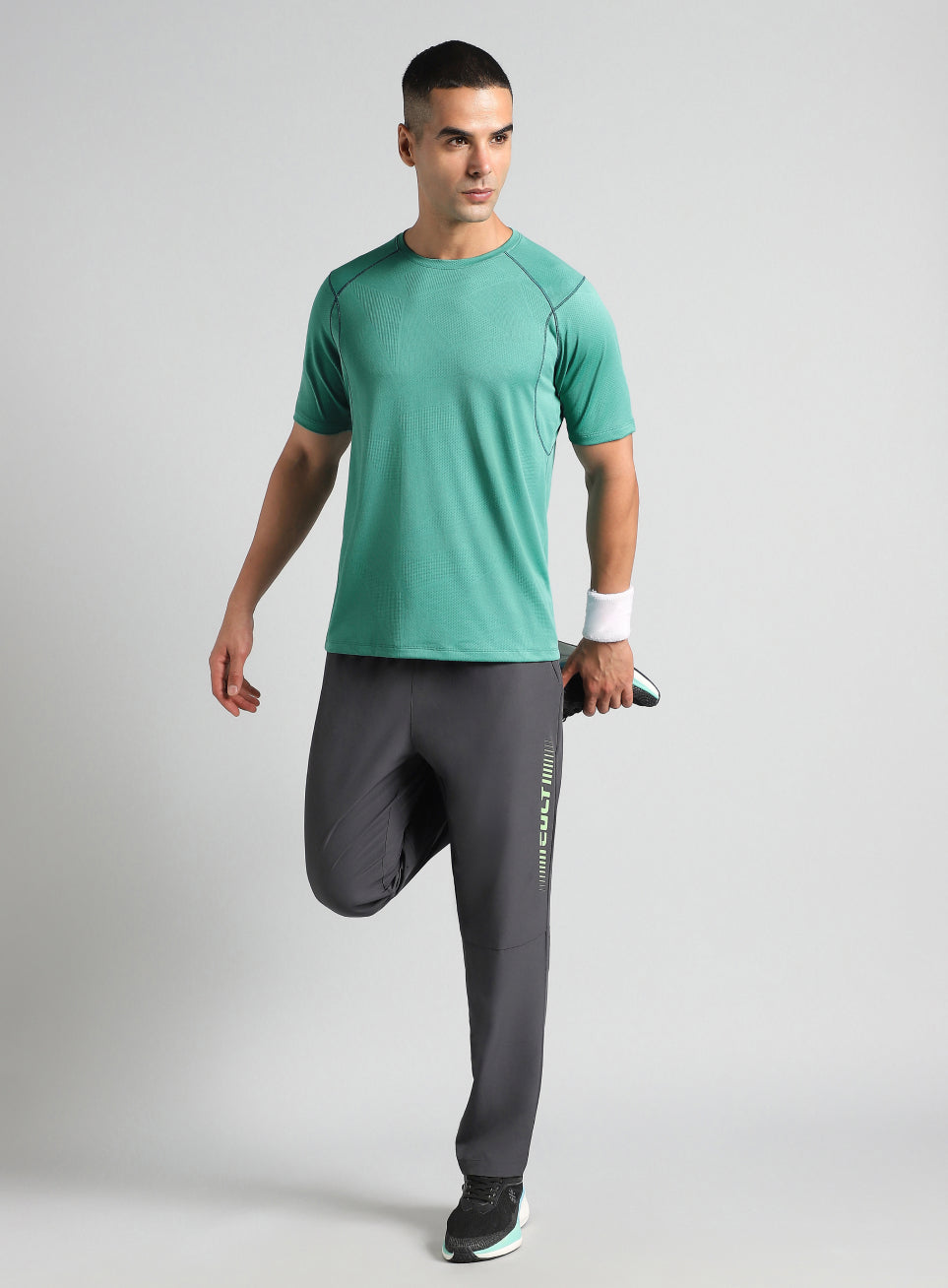 Men's Teal Power Training Sculpted T-shirt