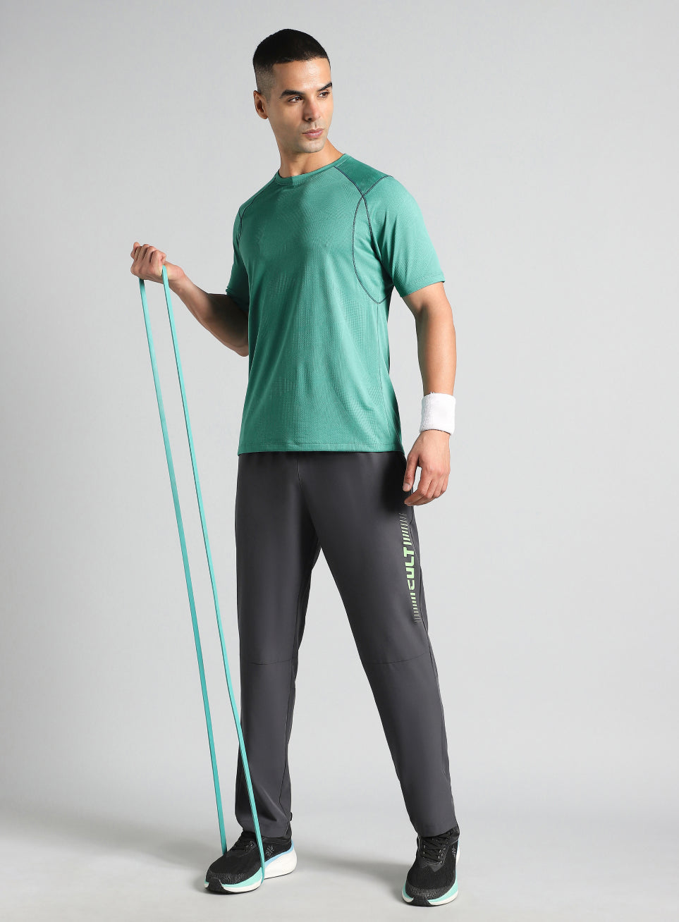 Men's Teal Power Training Sculpted T-shirt