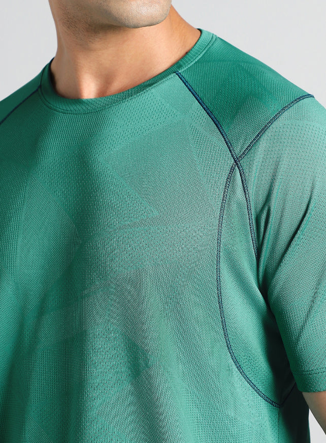Men's Teal Power Training Sculpted T-shirt