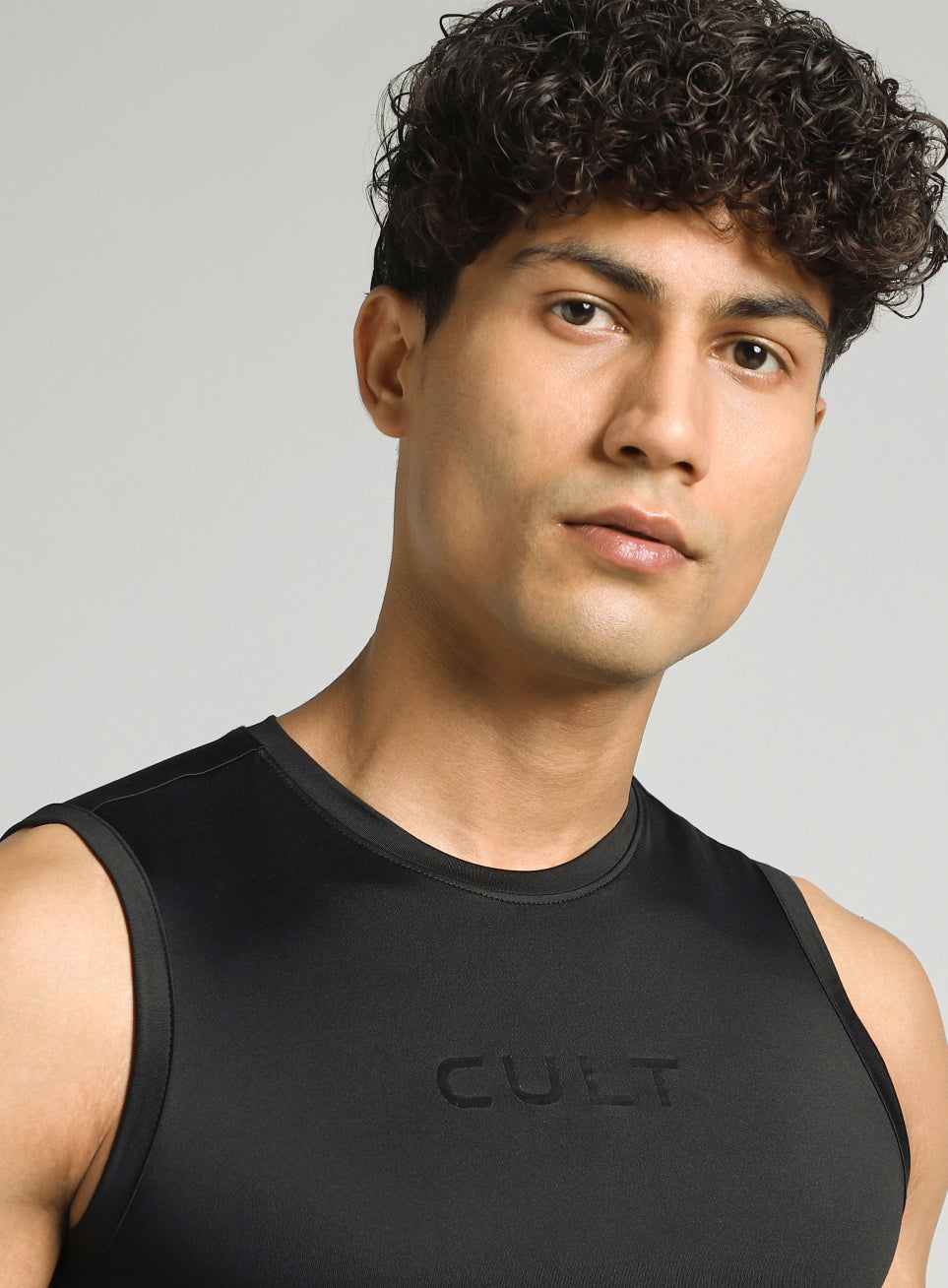 Men's Black Power Lifter Compression T-shirt