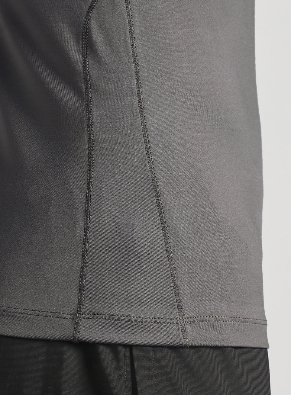 Men's Dark Grey Power Lifter Compression T-shirt