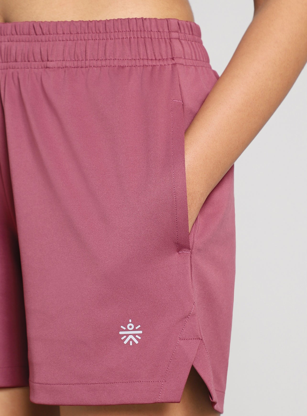 Women's Mauve Stay in Motion Running Shorts