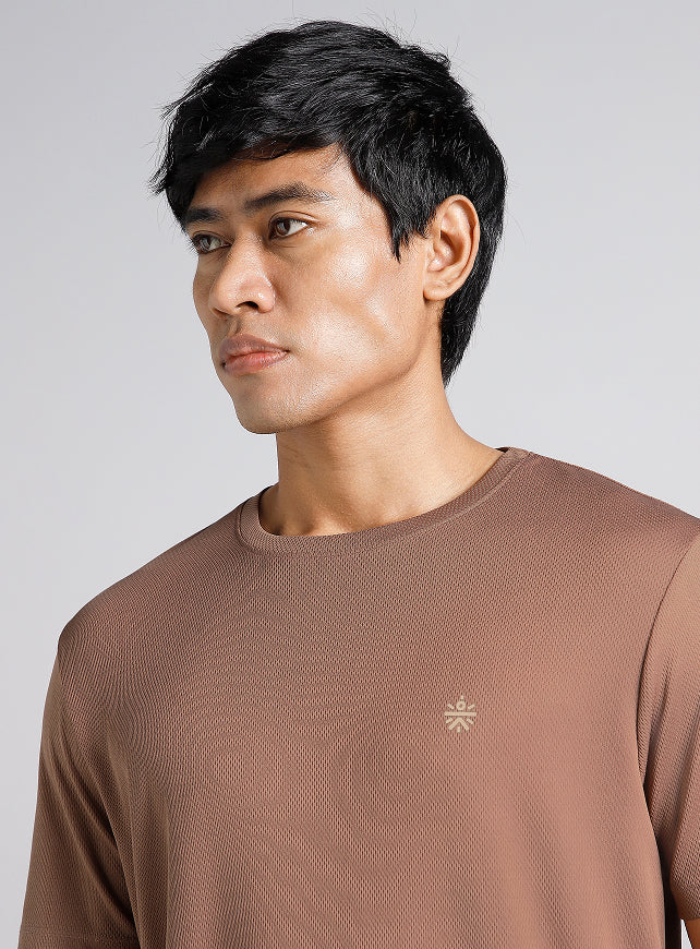 Men's Brown Train All FLY-DRY™ T-Shirt