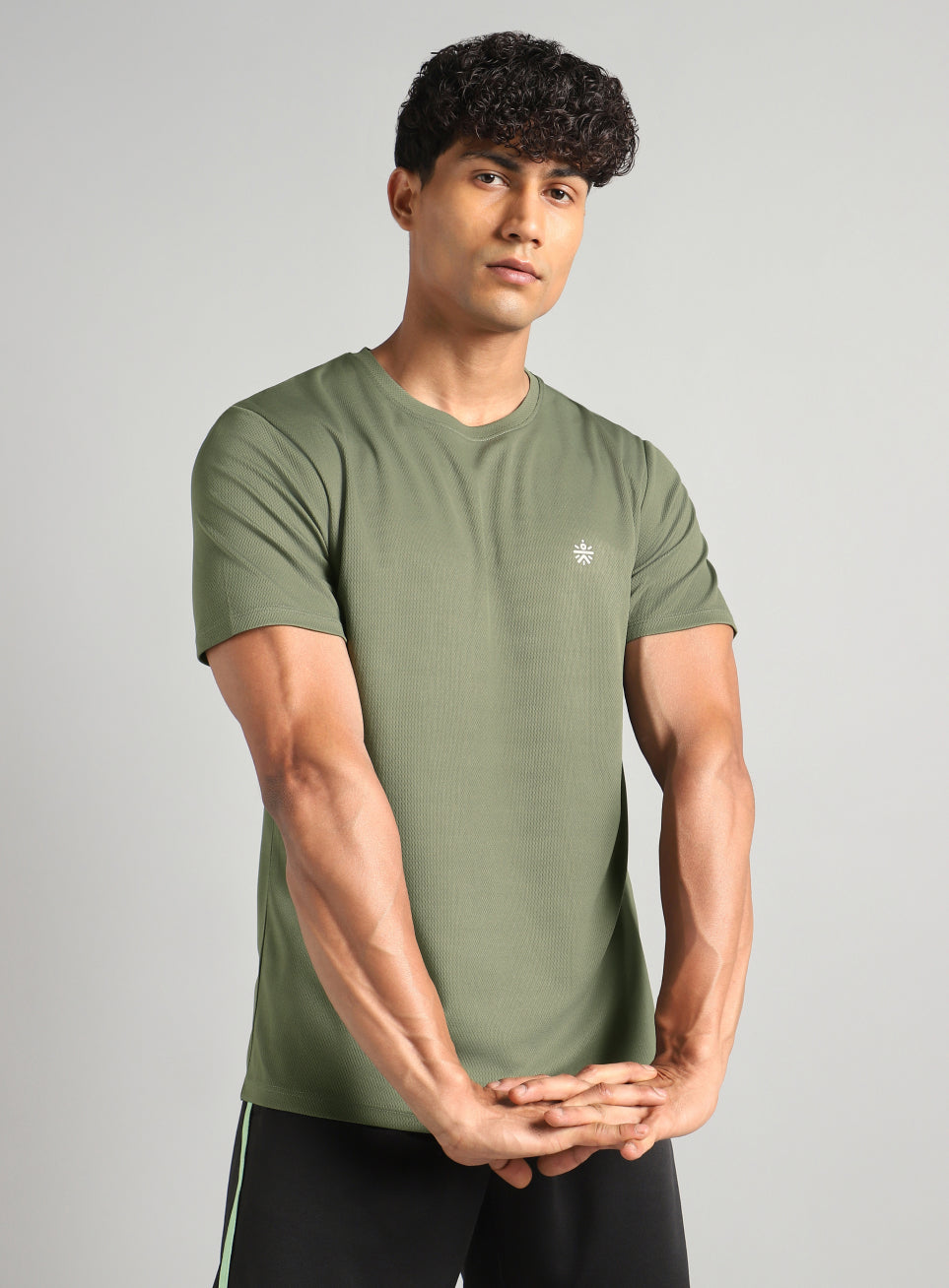 Men's Olive Train All FLY-DRY T-Shirt