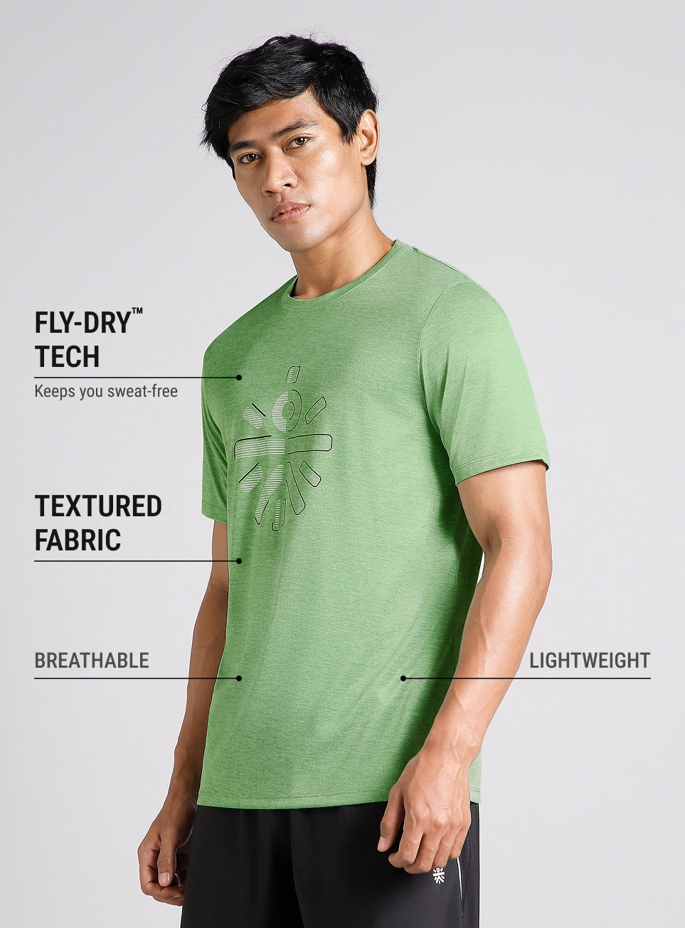 Men's Green Training Essential T-shirt