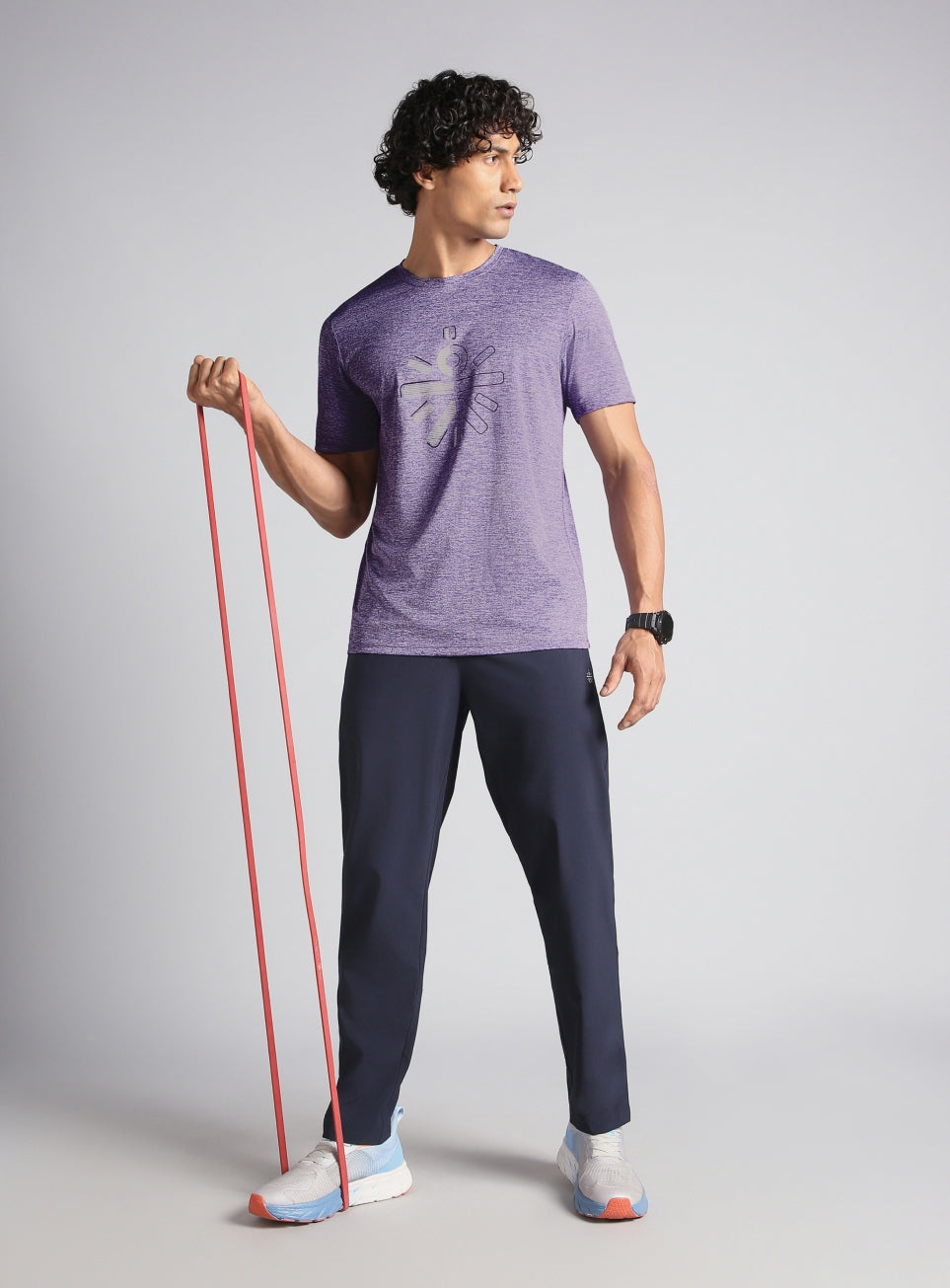 Men's Purple Training Essential T-shirt