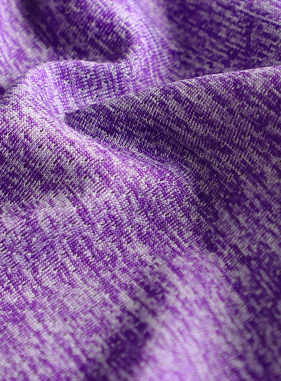 Women's Purple Textured Active T-Shirt