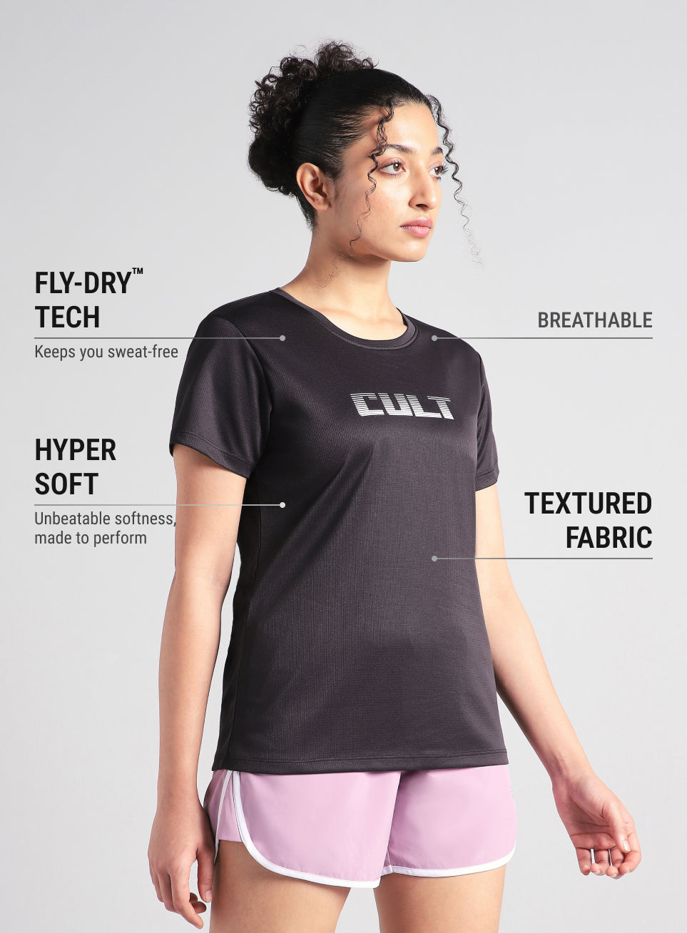 Women's Black Ultimate Training T-shirt