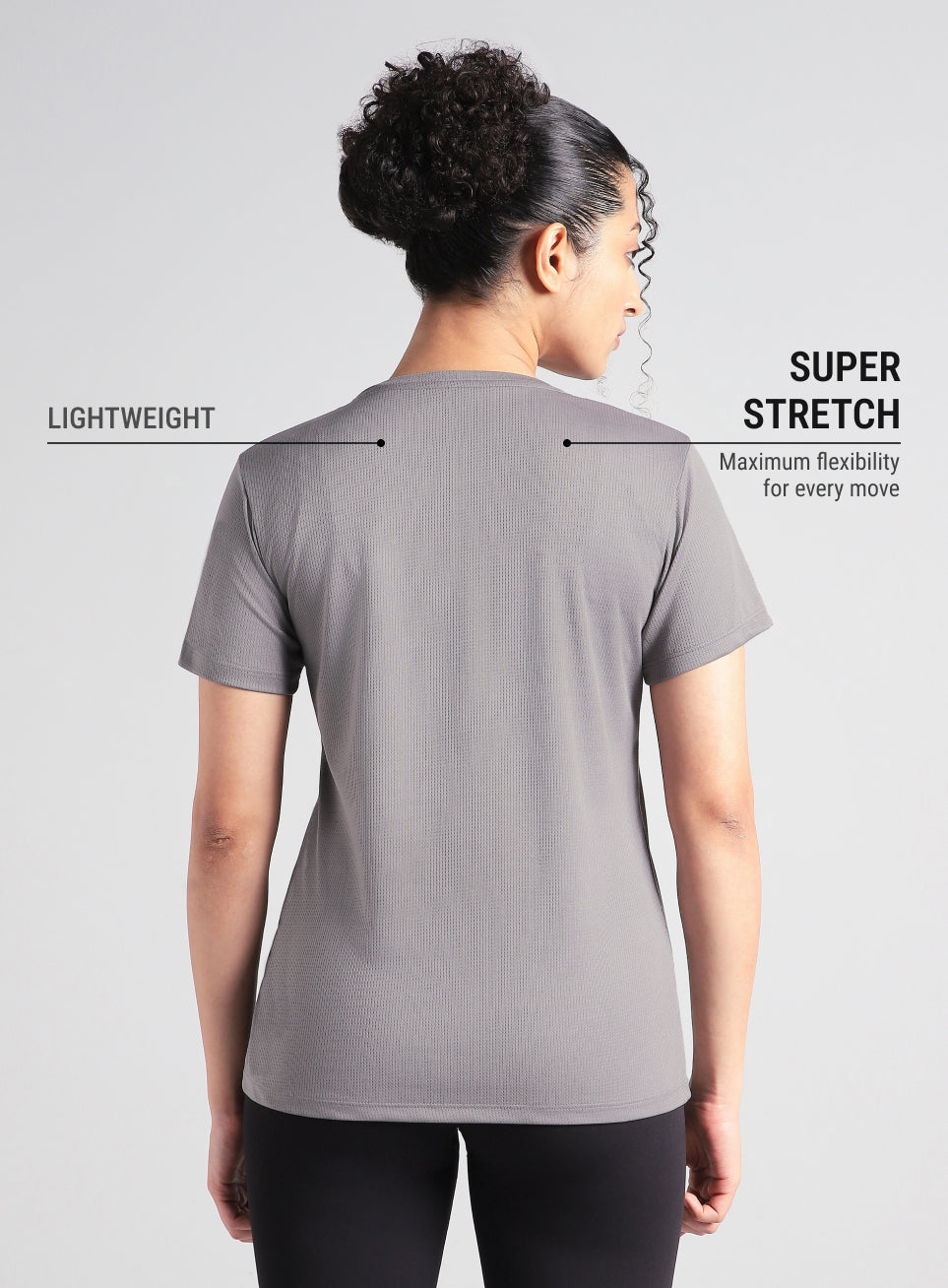 Women's Grey Ultimate Training T-shirt