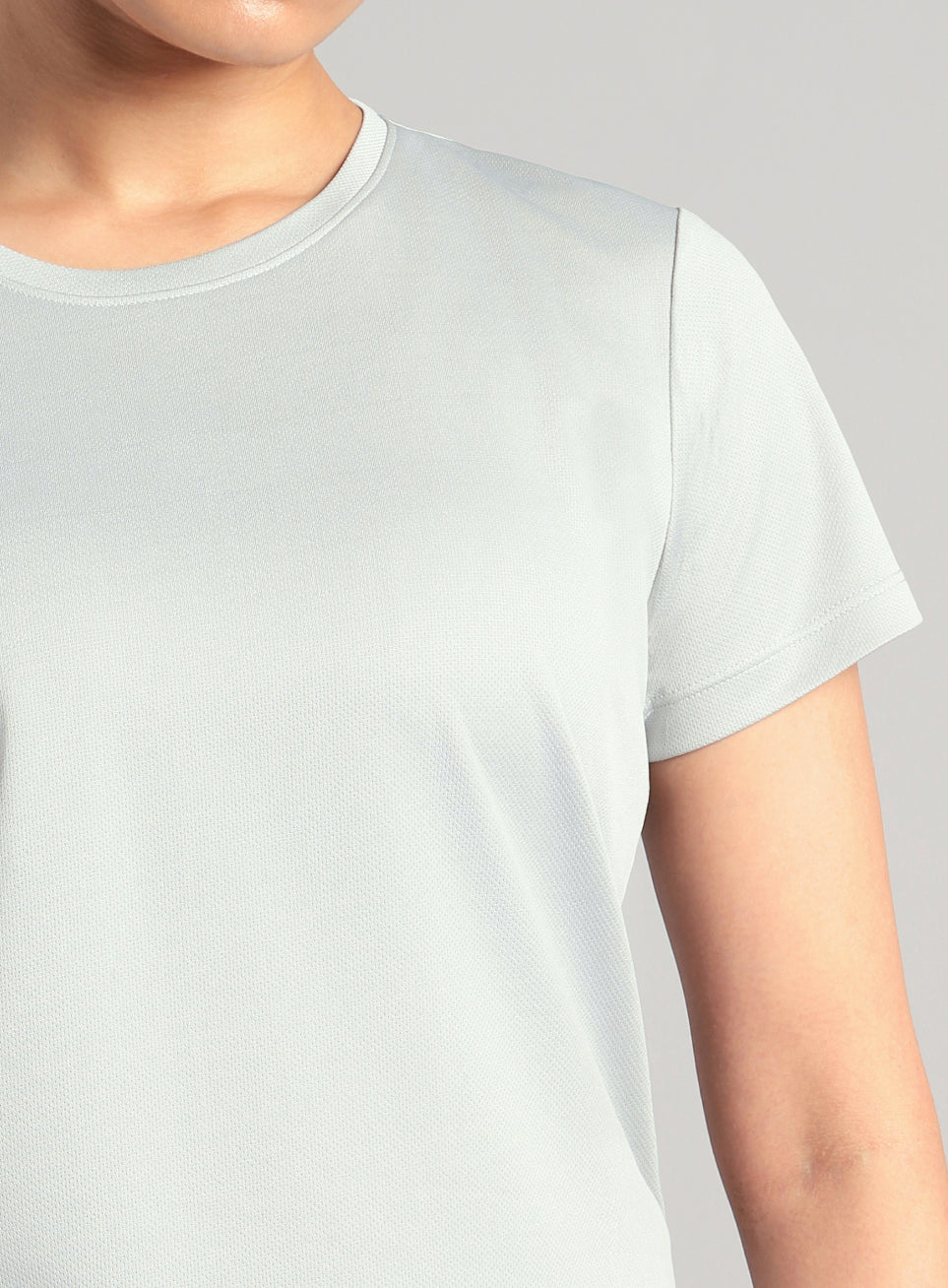 Women's Grey Melange Performance T-shirt