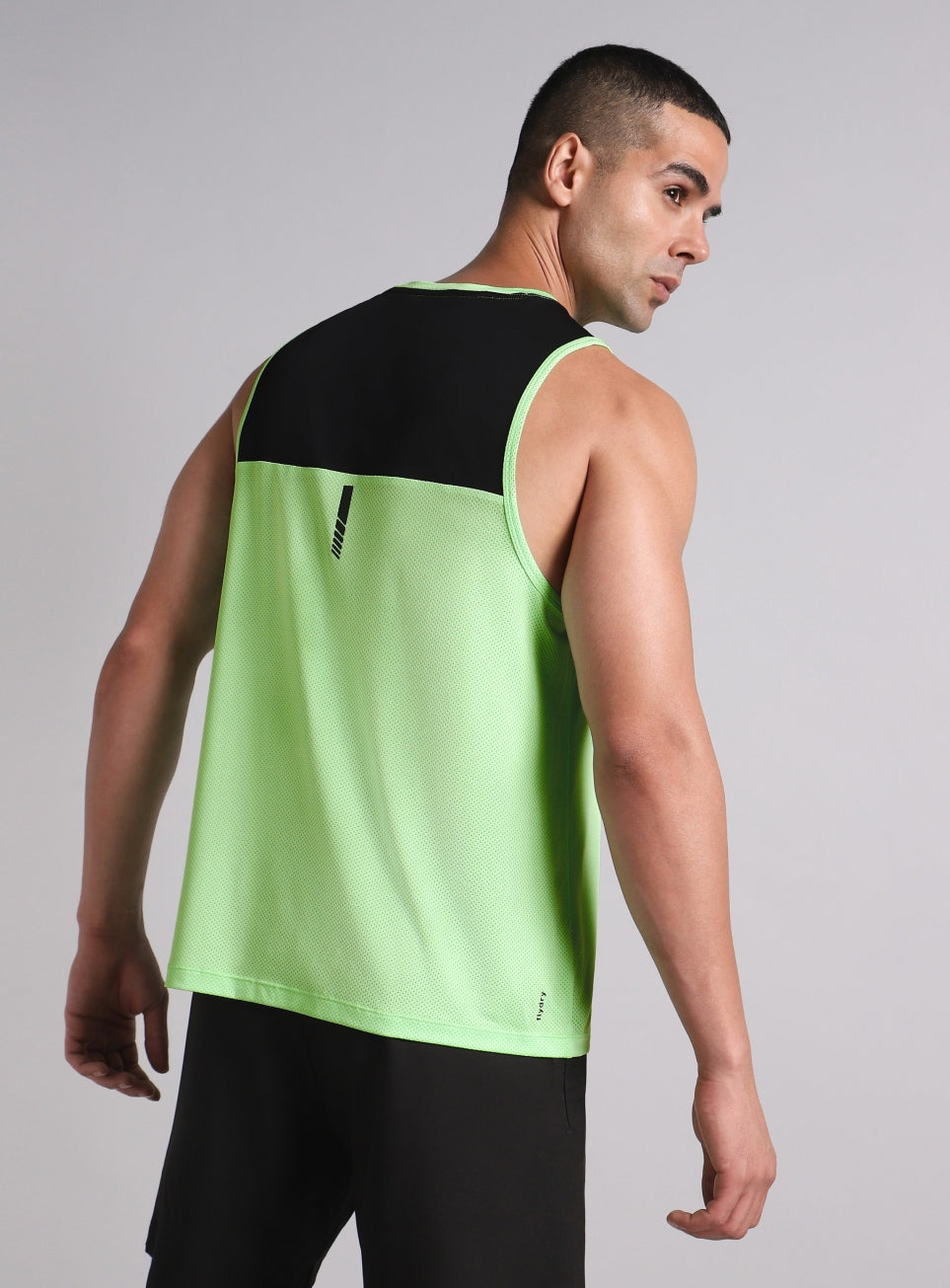 Men's Green Train All Day Tank