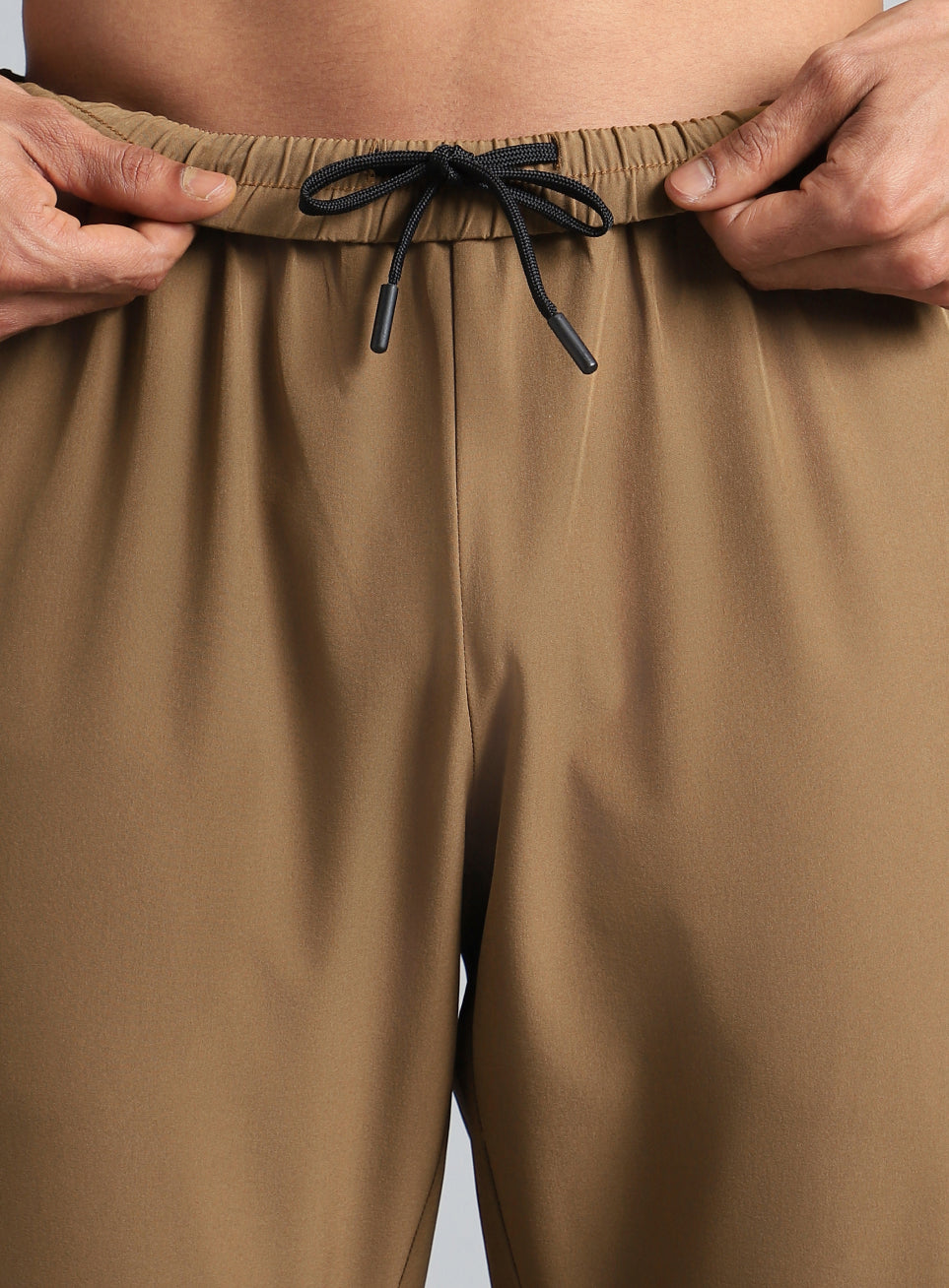 Men's Beige Speed Run Trackpants