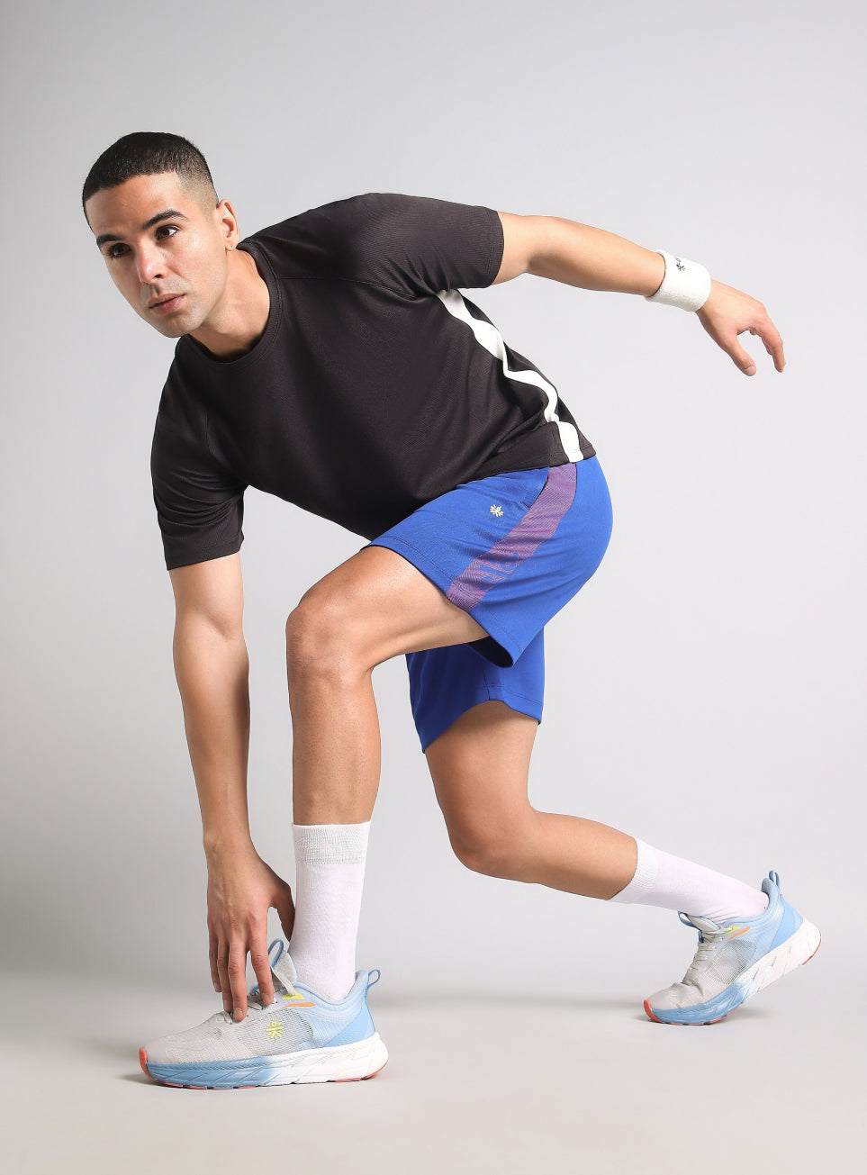 Men's Blue Power Move Training Shorts
