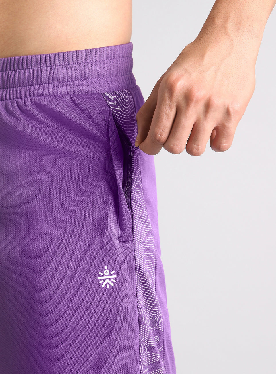 Men's Purple Power Move Training Shorts