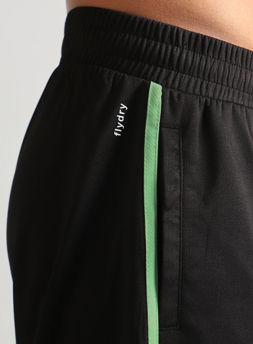 Men's Black Power Pop Active Shorts