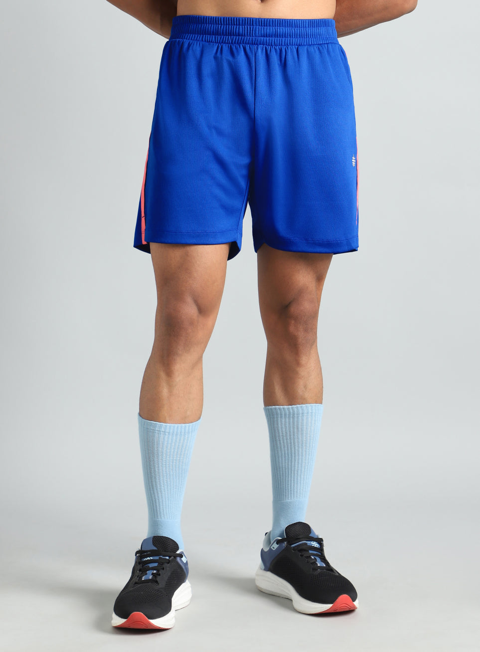 Men's Blue Power Pop Active Shorts
