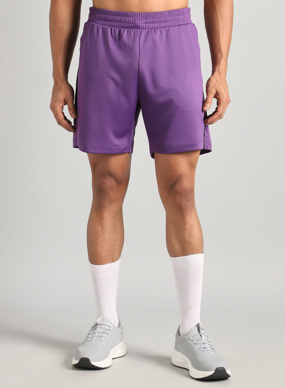 Men's Purple Power Pop Active Shorts