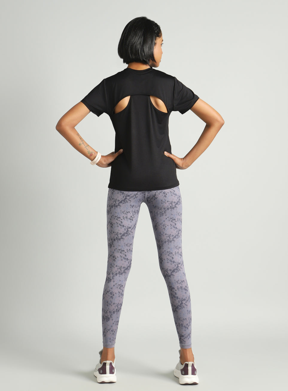 Women's Black Swift Back Vent Training T-shirt
