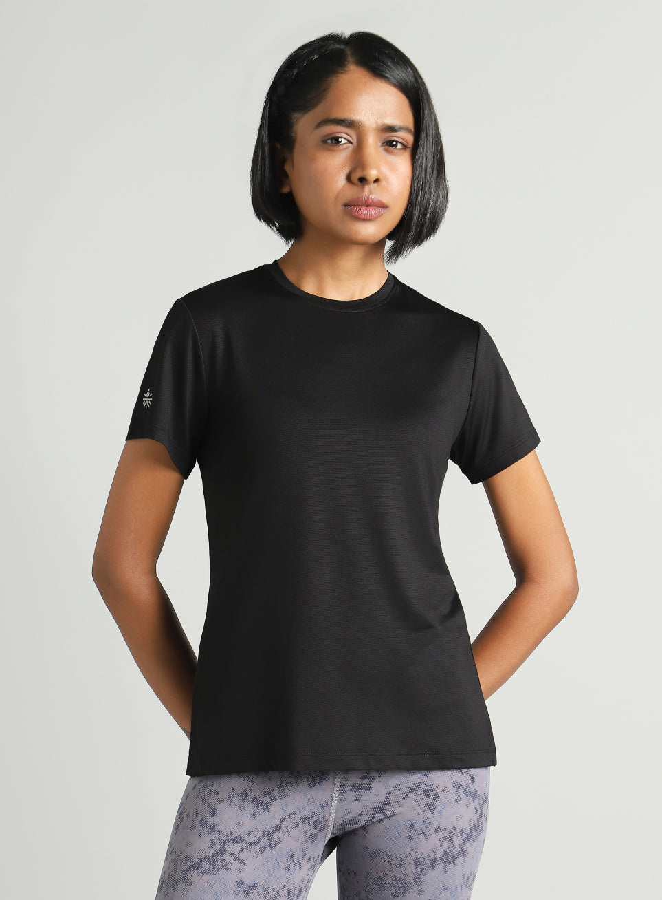 Women's Black Swift Back Vent Training T-shirt