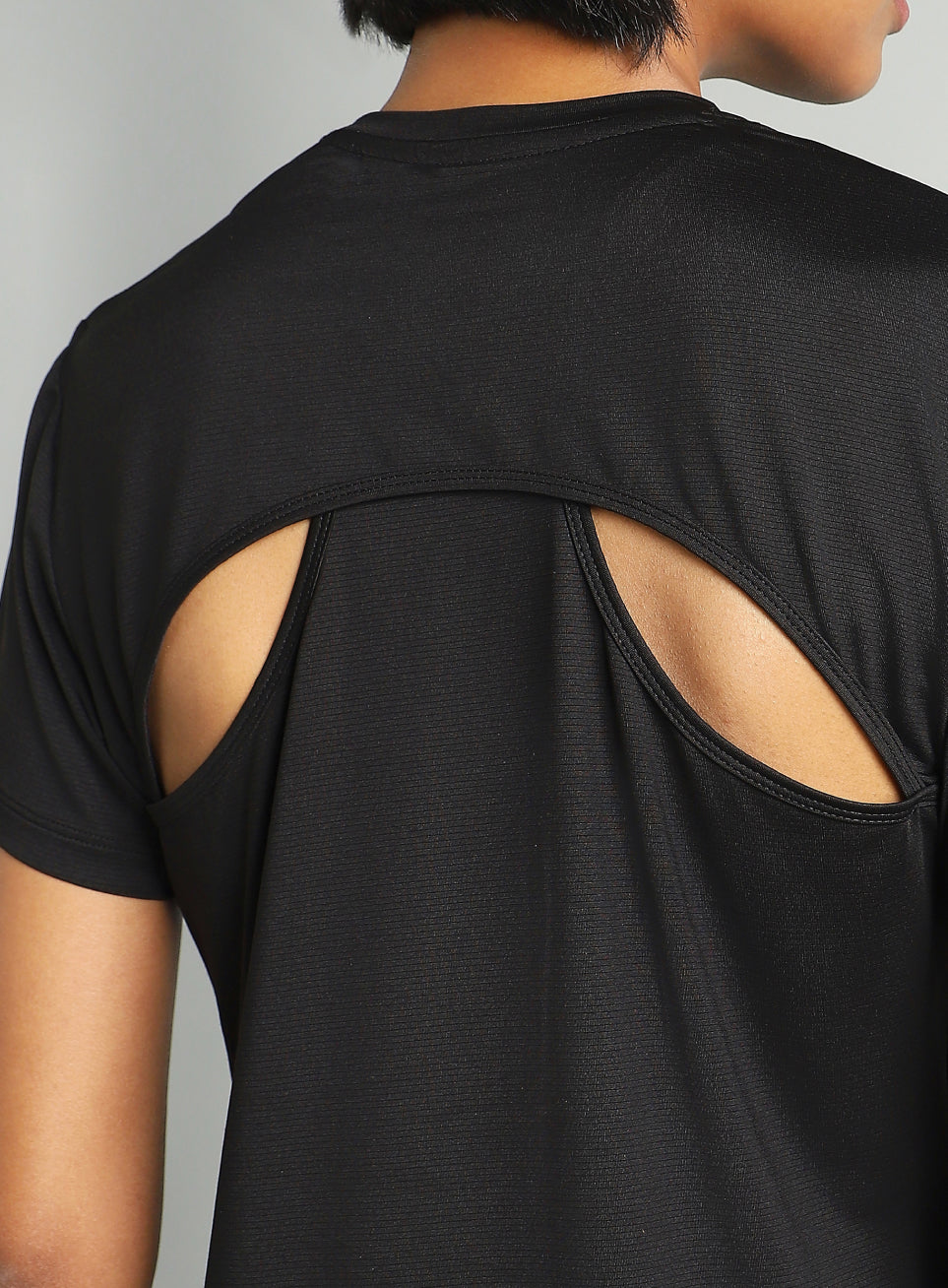 Women's Black Swift Back Vent Training T-shirt