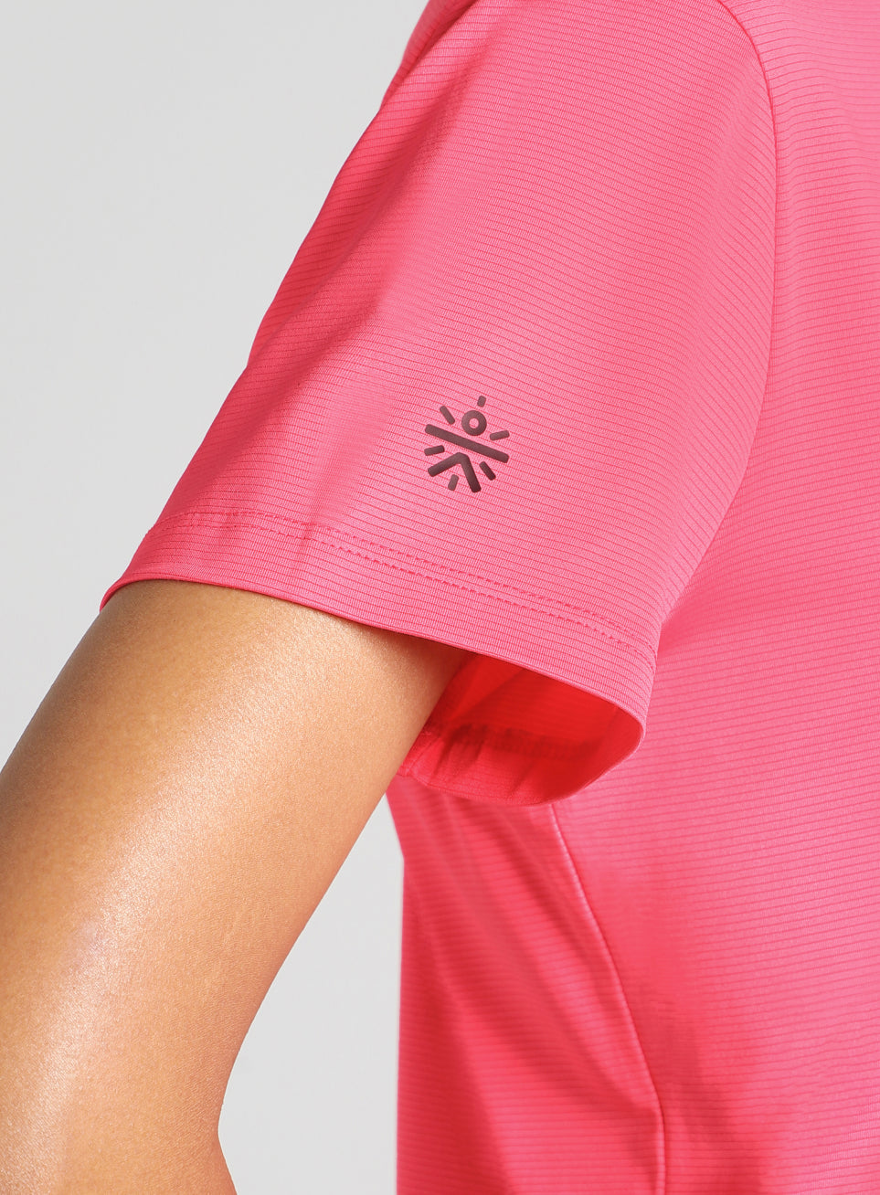 Women's Pink Swift Back Vent Training T-Shirt