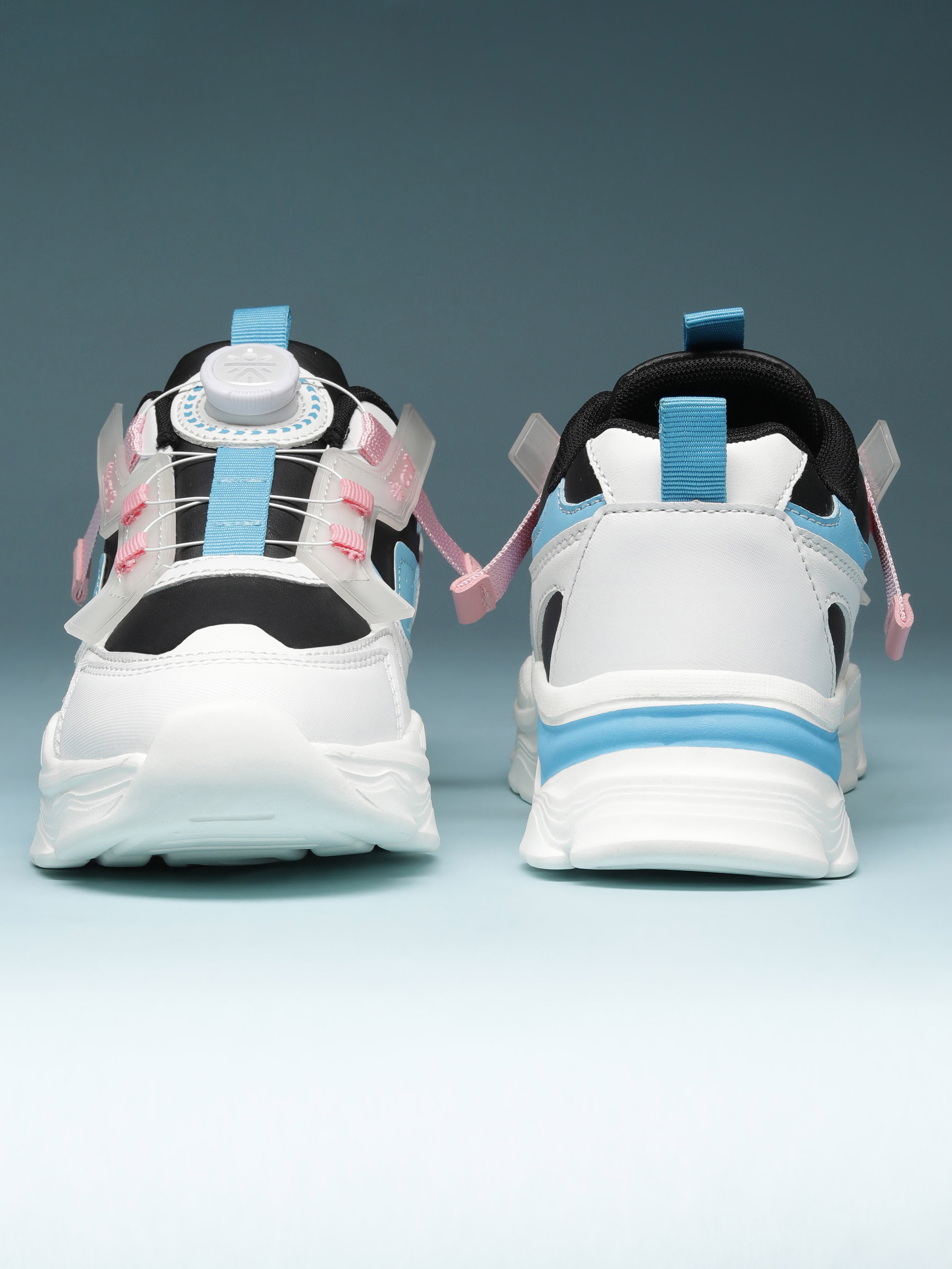 cult Kids' Zoomster Sneakers - White/Black