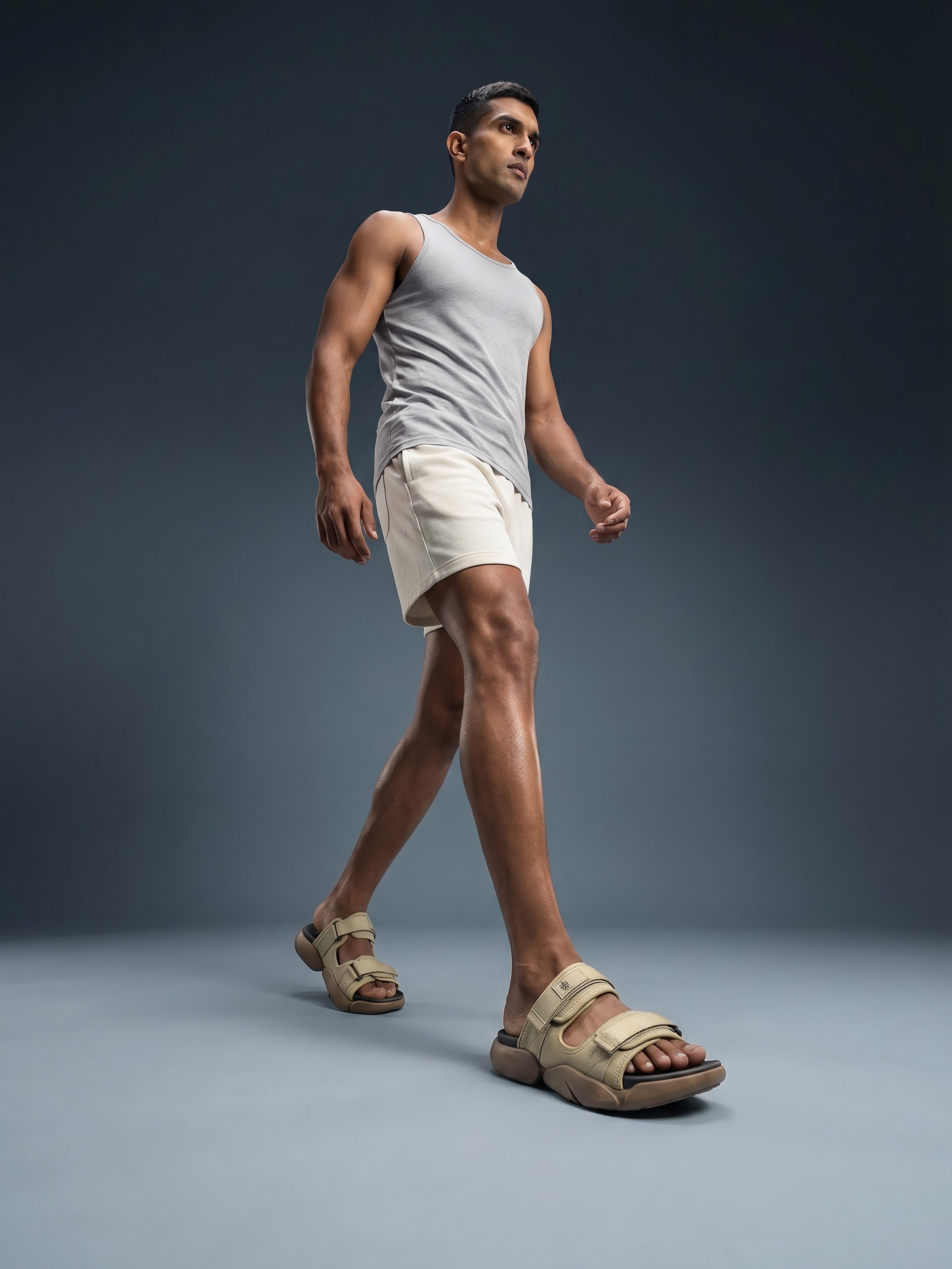 cult Men's SoftTread Sliders - Beige