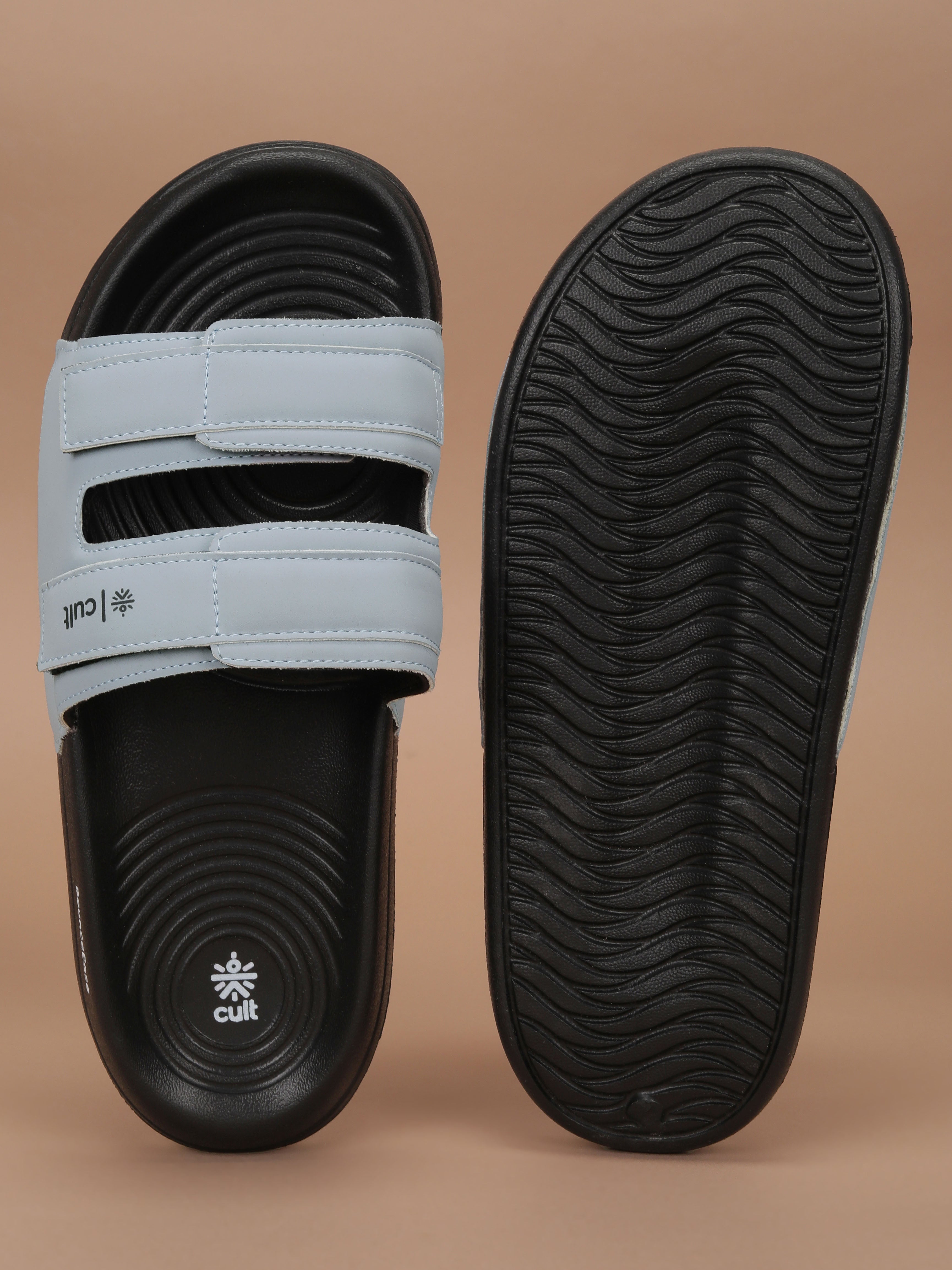 cult Men's DualFlex Sliders - Blue