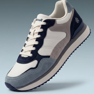 cult Women's RetroEdge Sneakers - White/Navy