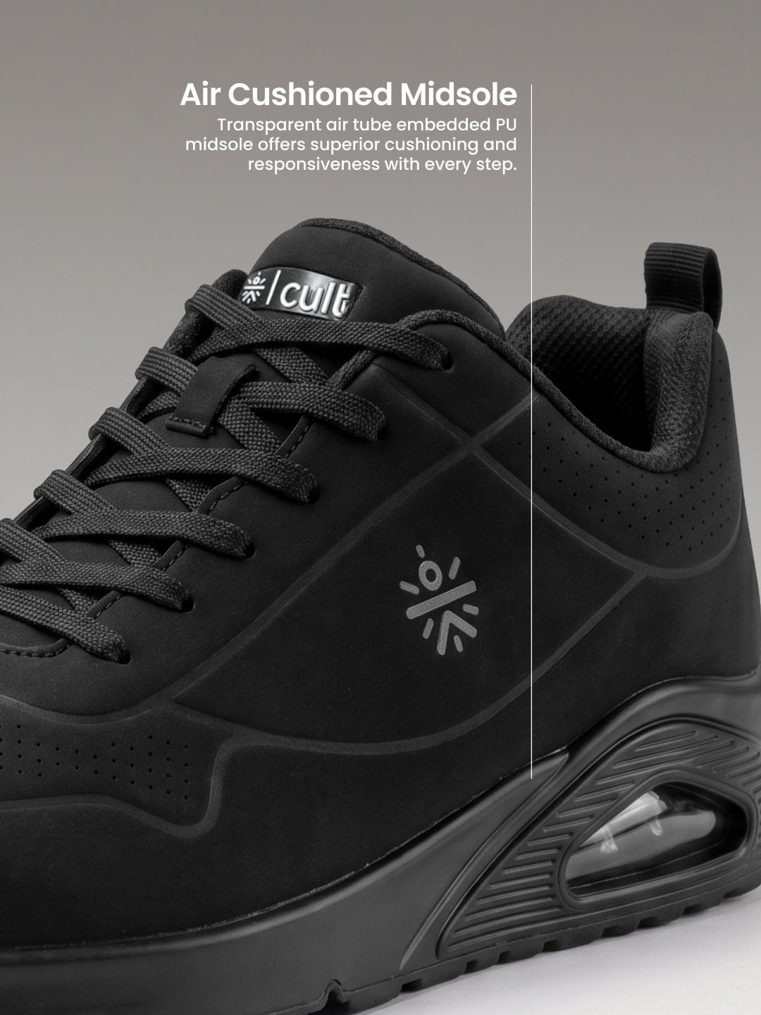 cult Men's AirFoam Sneakers - Black