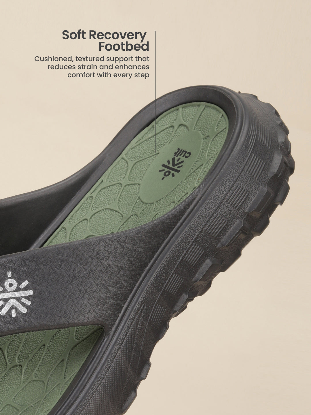 cult Men's TerraGrip Sliders - Black