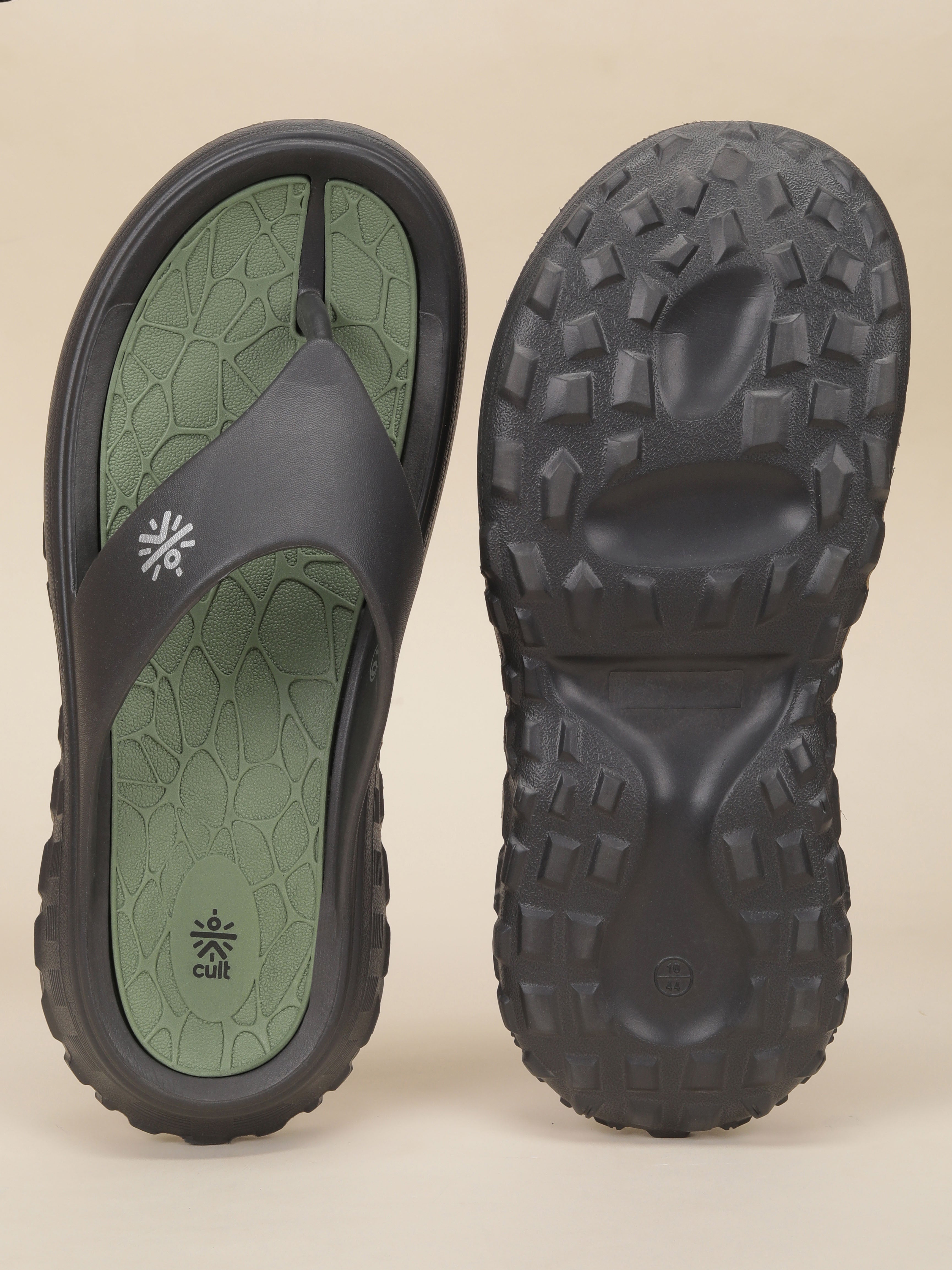 cult Men's TerraGrip Sliders - Black