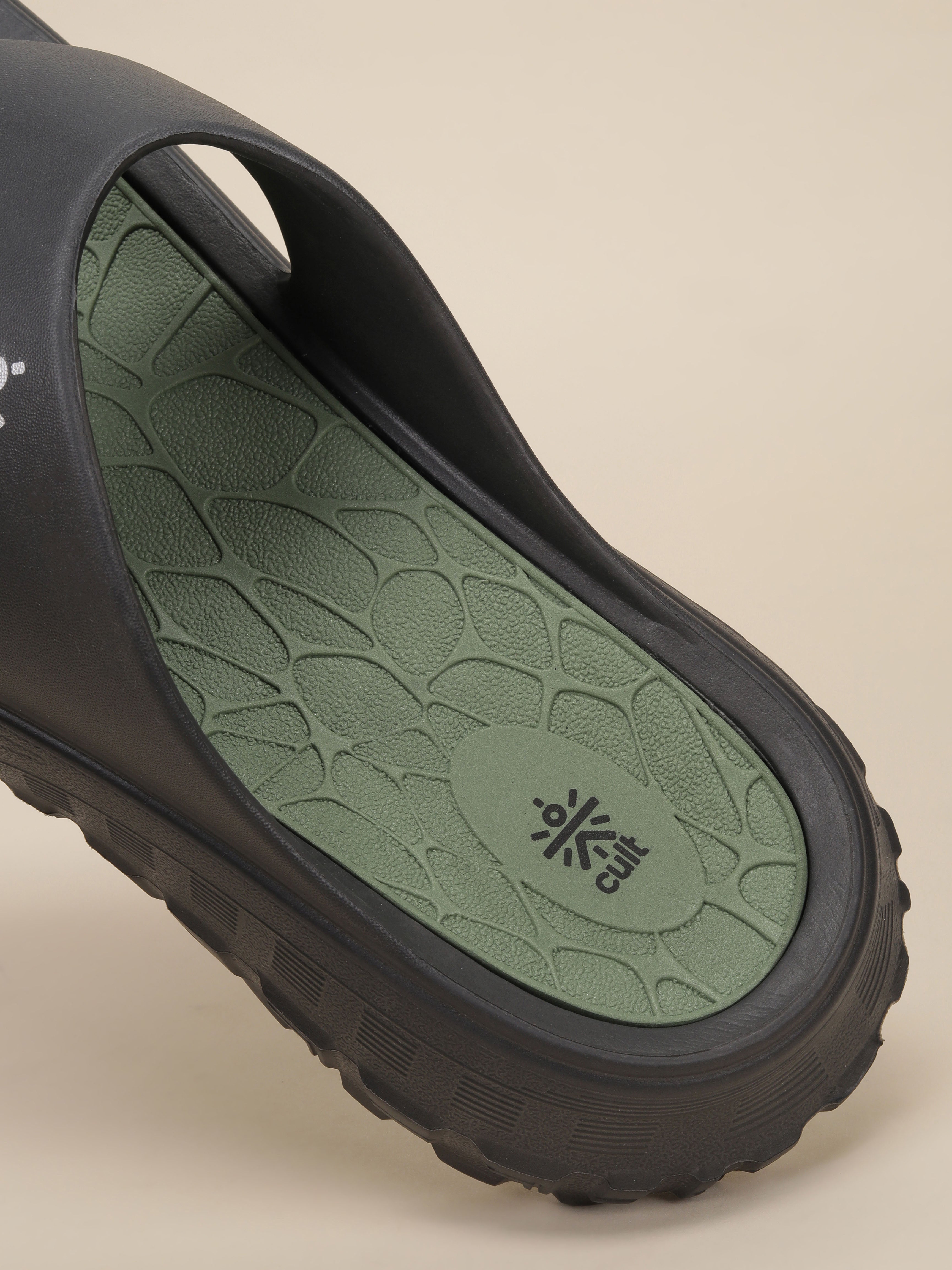 cult Men's TerraGrip Sliders - Black