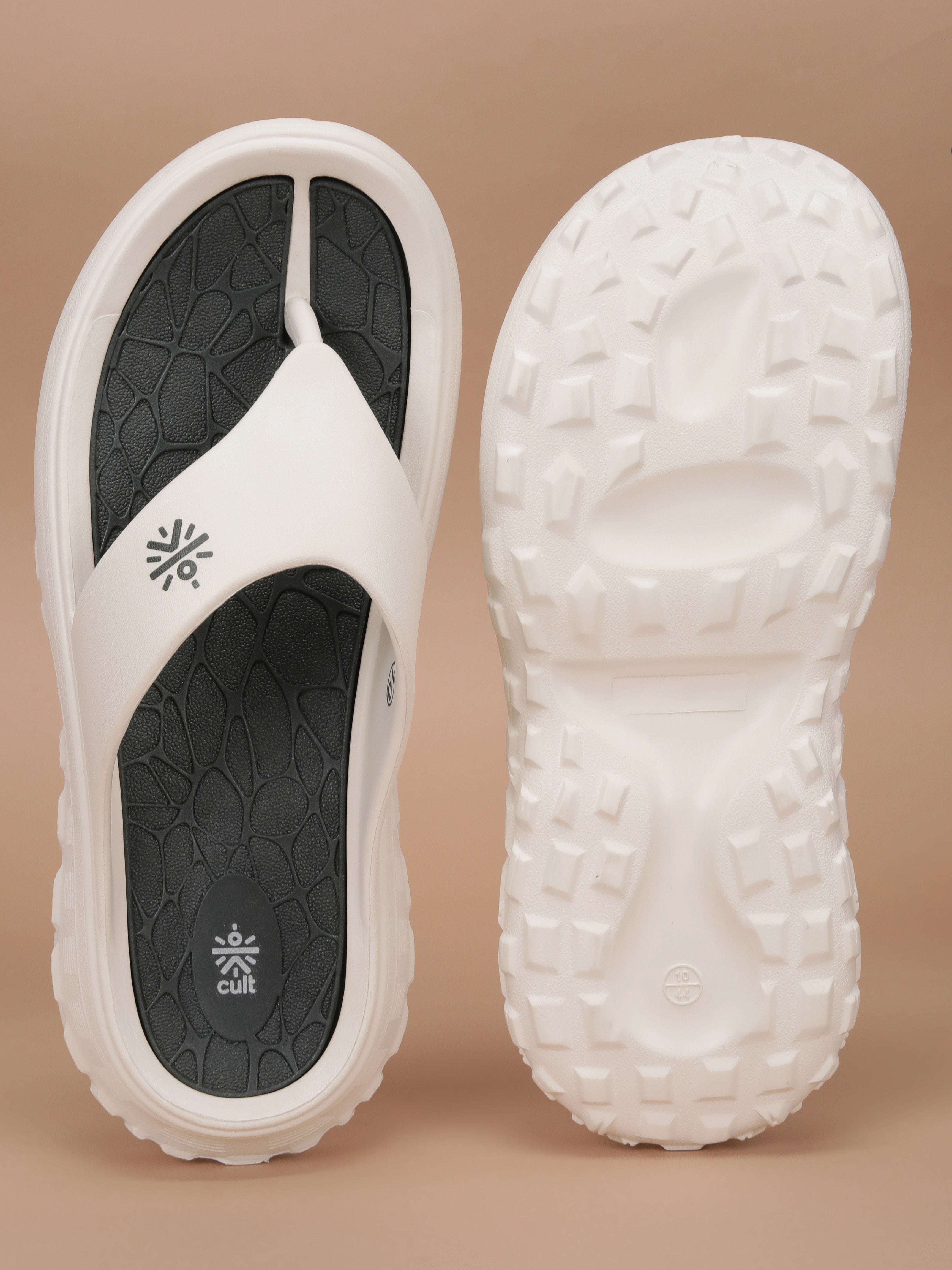 cult Men's TerraGrip Sliders - Off White