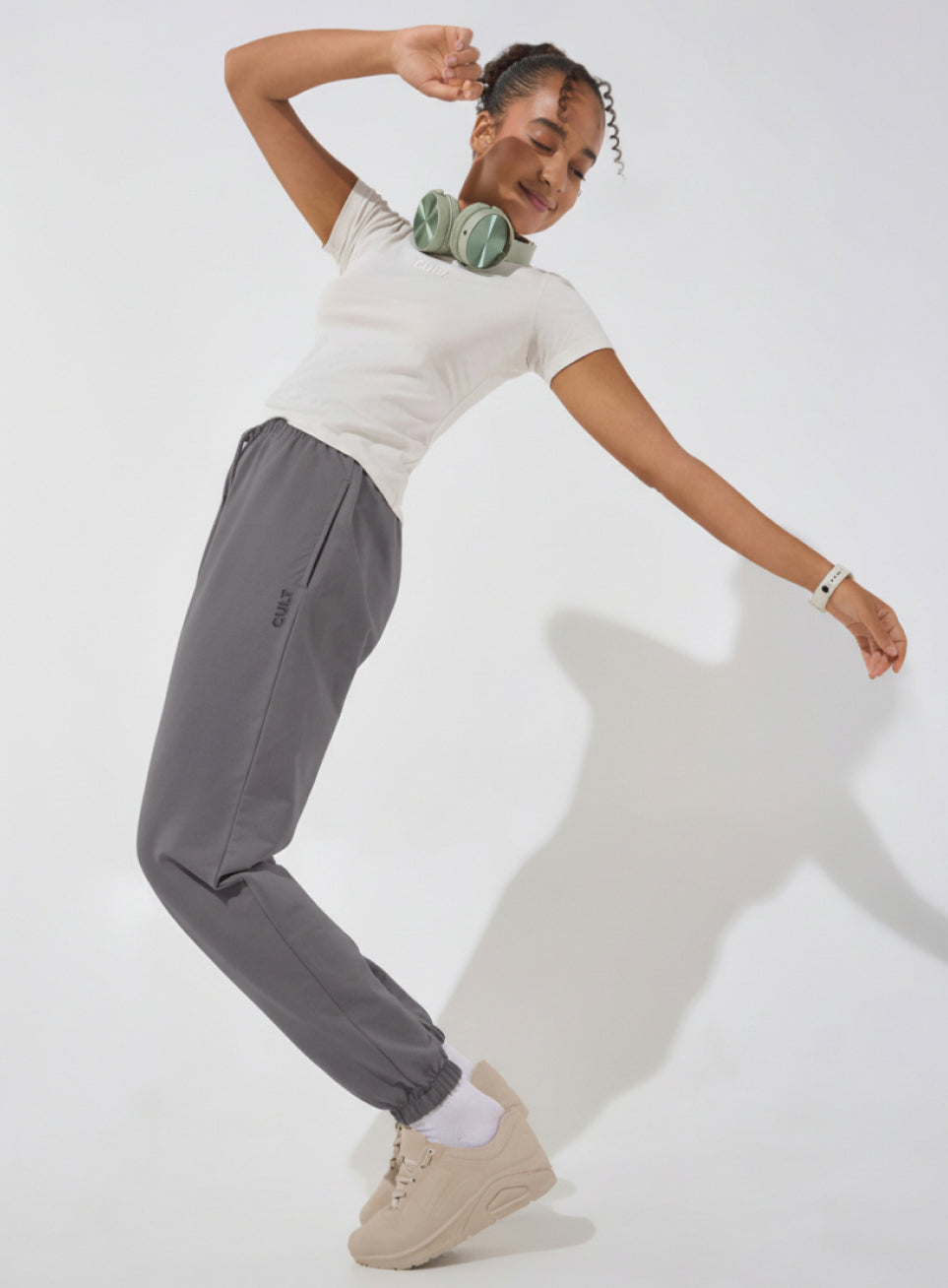 Women's Dark Grey Soft Form Classic Joggers